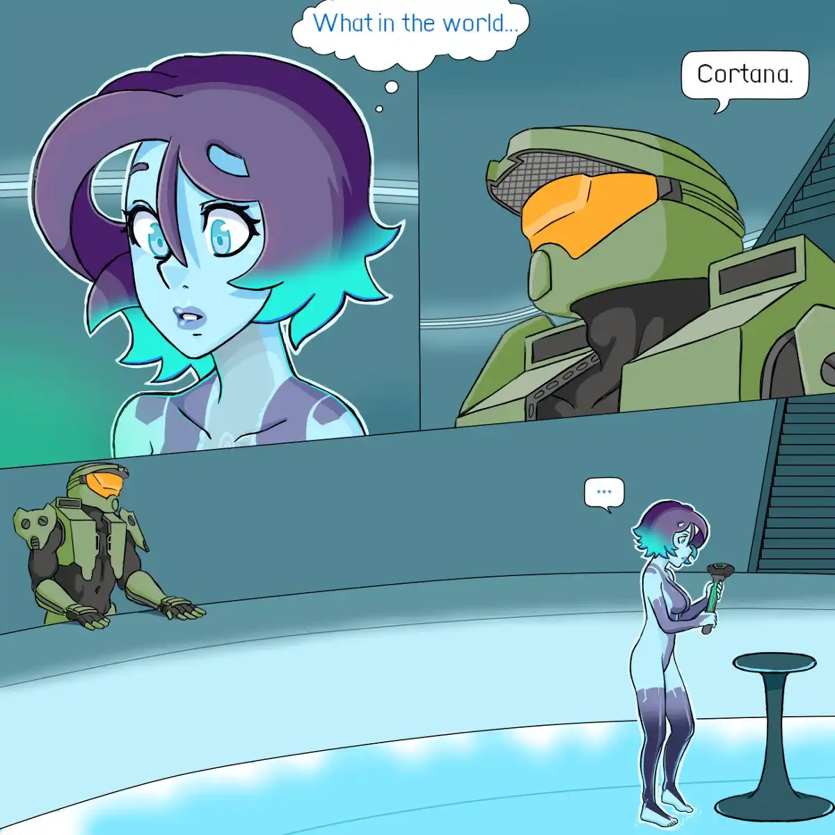 Let’s Activate Halo – b-intend - Porn Comics | LustyComix Lets Activate Halo B Intend 25