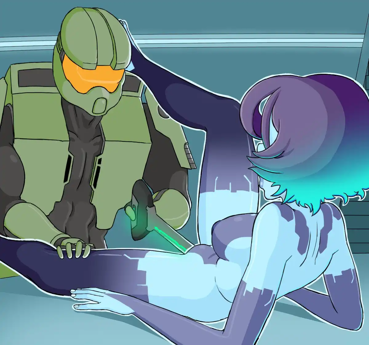 Let’s Activate Halo – b-intend - Porn Comics | LustyComix Lets Activate Halo B Intend 39