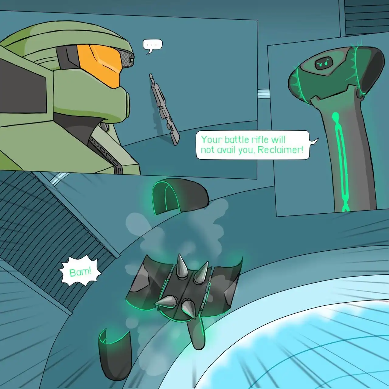 Let’s Activate Halo – b-intend - Porn Comics | LustyComix Lets Activate Halo B Intend 44