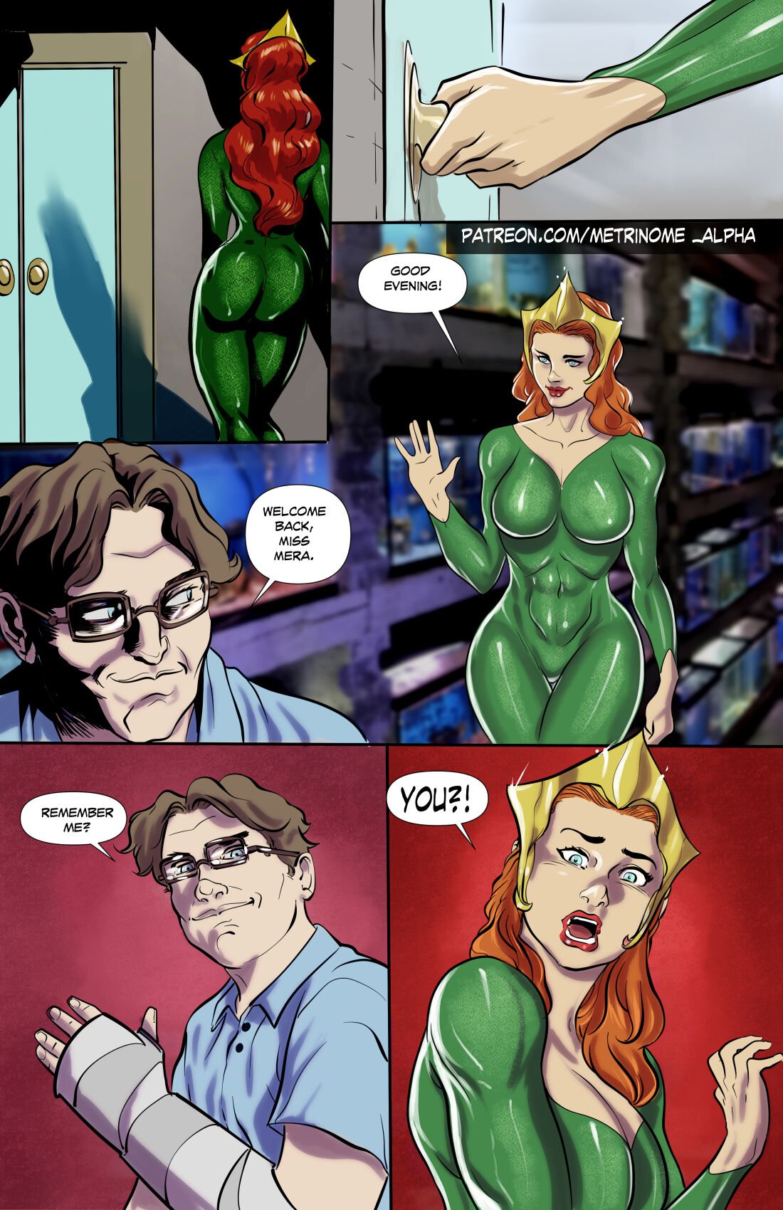 Mera Gets Blackmailed – Metrinome - Porn Comics | LustyComix Mera Gets Blackmailed Metrinome 01