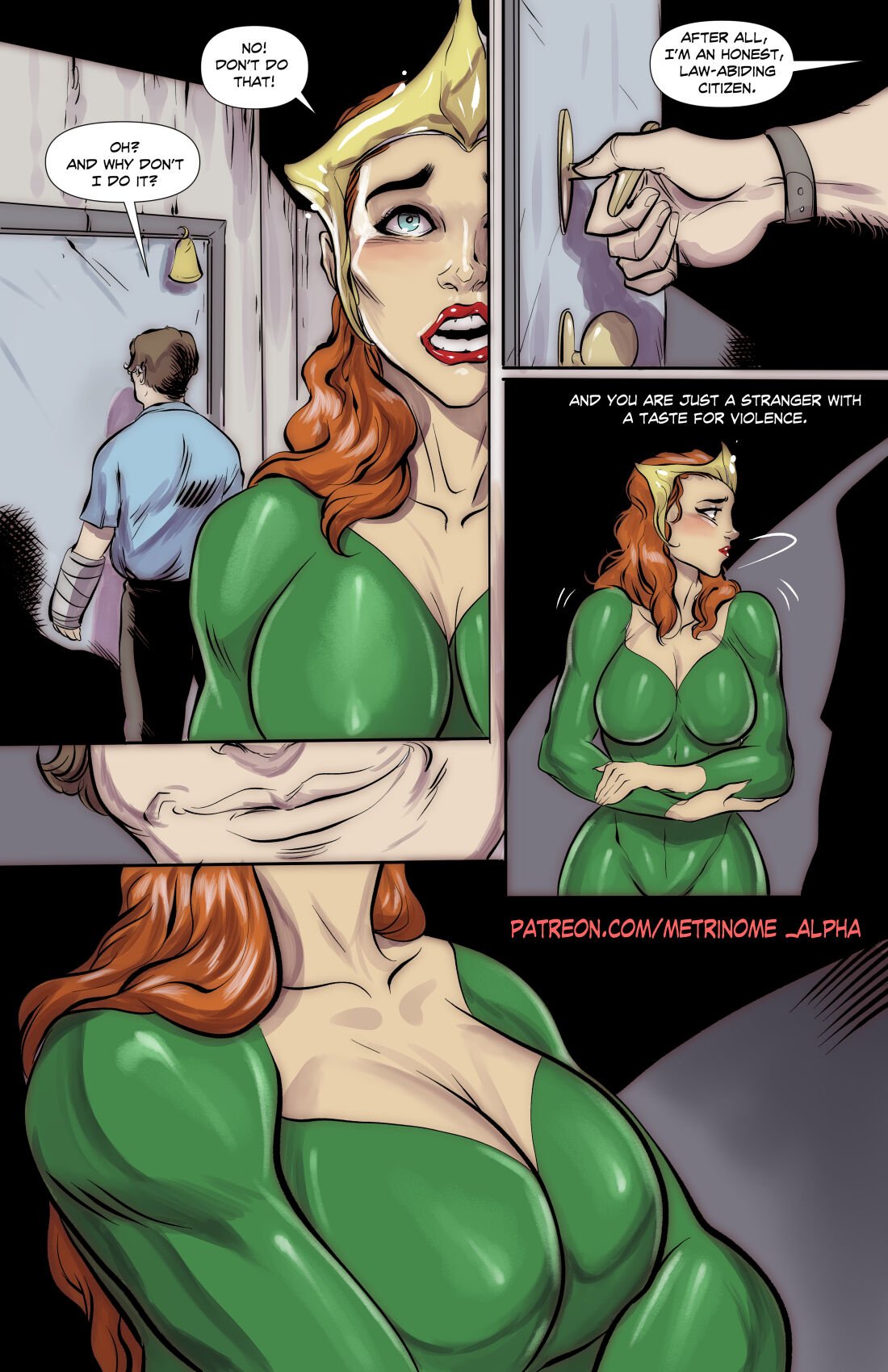 Mera Gets Blackmailed – Metrinome - Porn Comics | LustyComix Mera Gets Blackmailed Metrinome 03