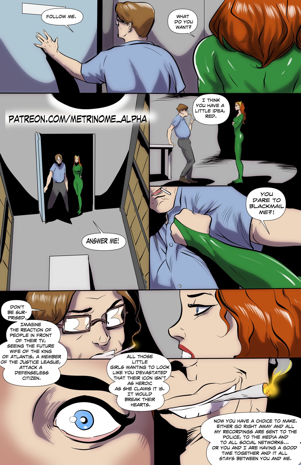 Mera Gets Blackmailed – Metrinome - Porn Comics | LustyComix Mera Gets Blackmailed Metrinome 04