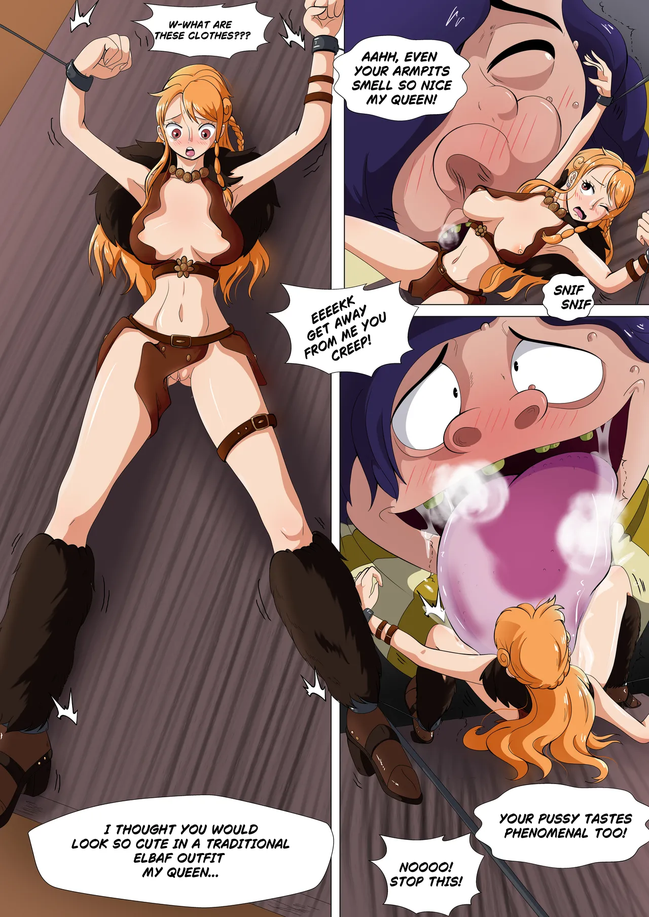 Nami X Road – mr pheromones - One Piece Hentai | LustyComix Nami X Road Mr Pheromones 11
