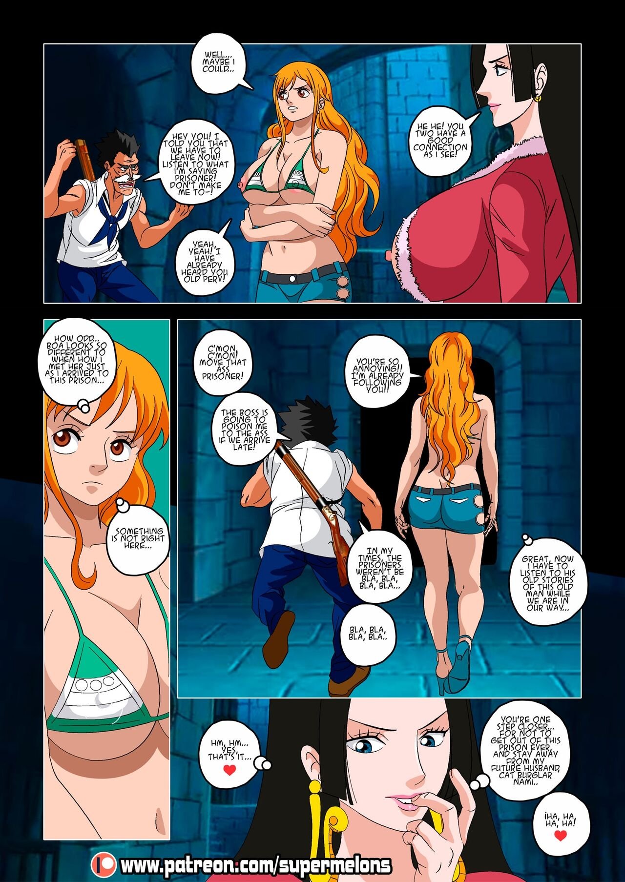Nami’s Escape – Super Melons - One Piece Hentai | LustyComix Namis Escape Super Melons 24