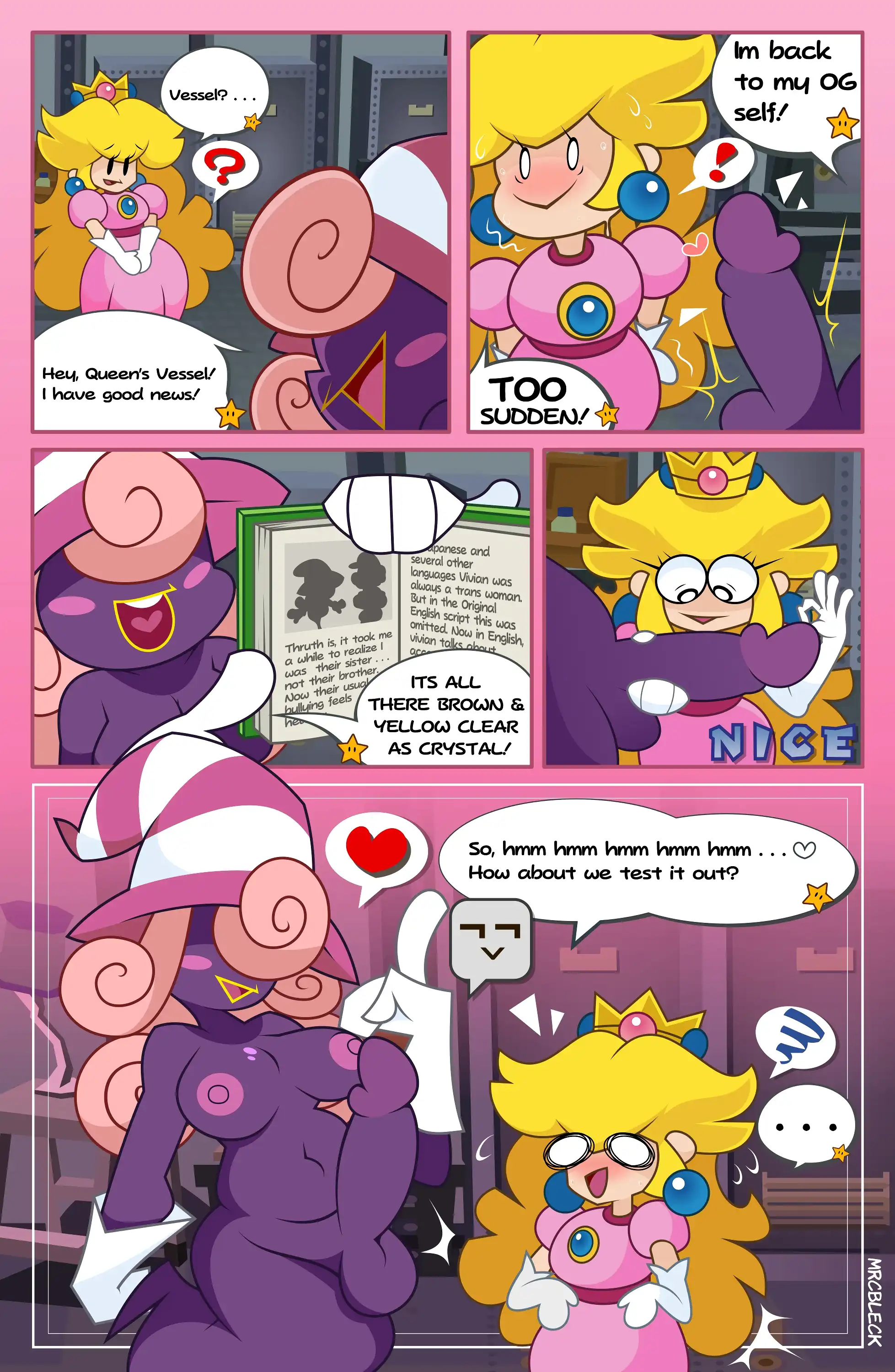 Paper Mario: The Thousand-Year Door Remake – Mrcbleck - Princess Peach Porn | LustyComix Paper Mario The Thousand Year Door Remake Mrcbleck 01