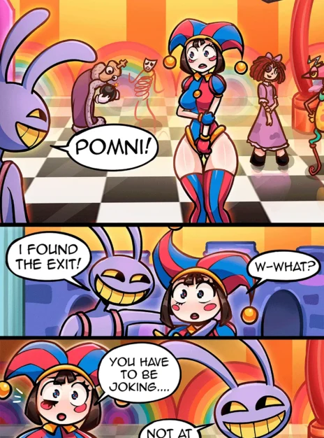 Pomni Found The Wrong Exit Door Aleksey Gutierrez 01