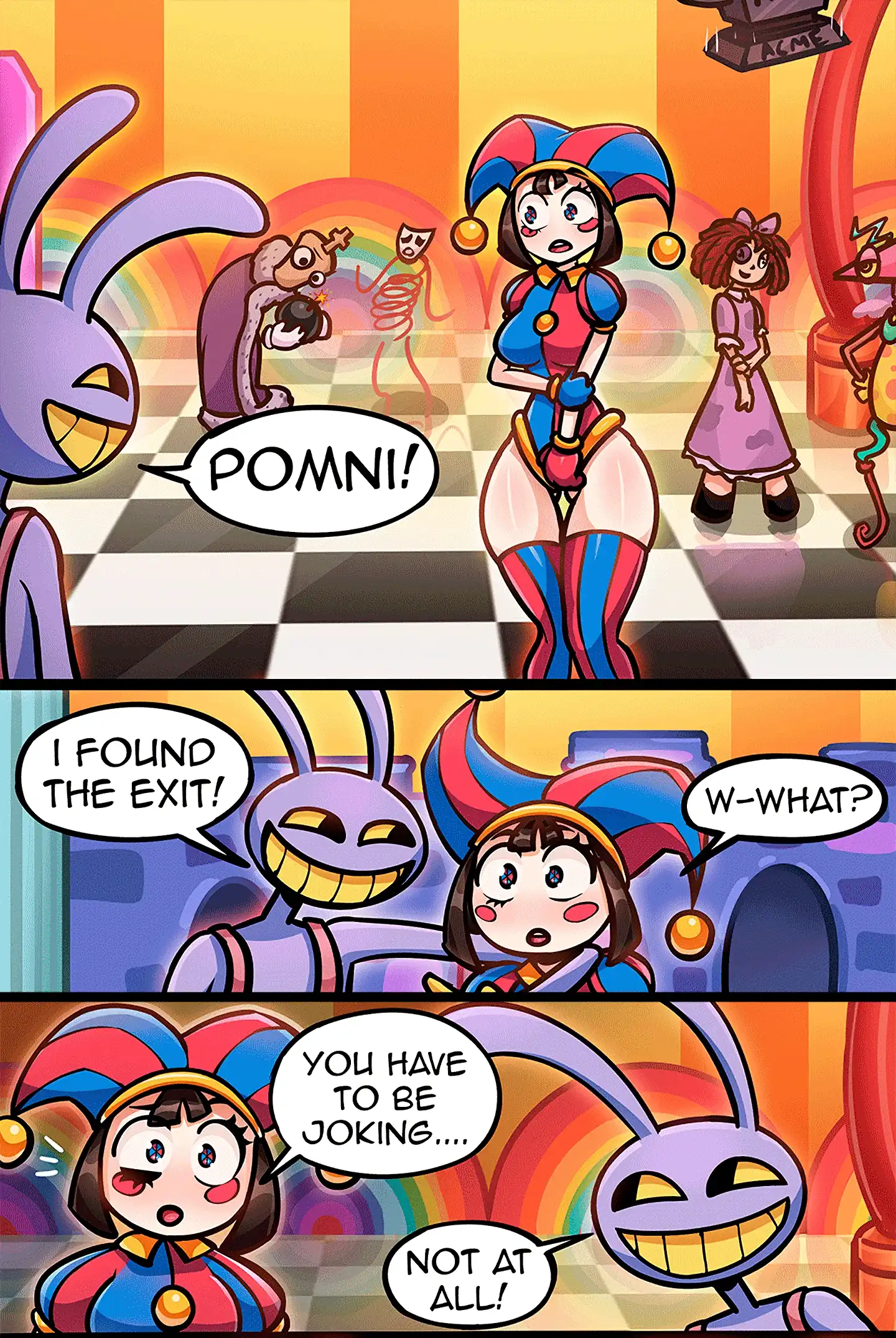 Pomni Found The Wrong Exit Door – Aleksey Gutierrez - Porn Comics | LustyComix Pomni Found The Wrong Exit Door Aleksey Gutierrez 01