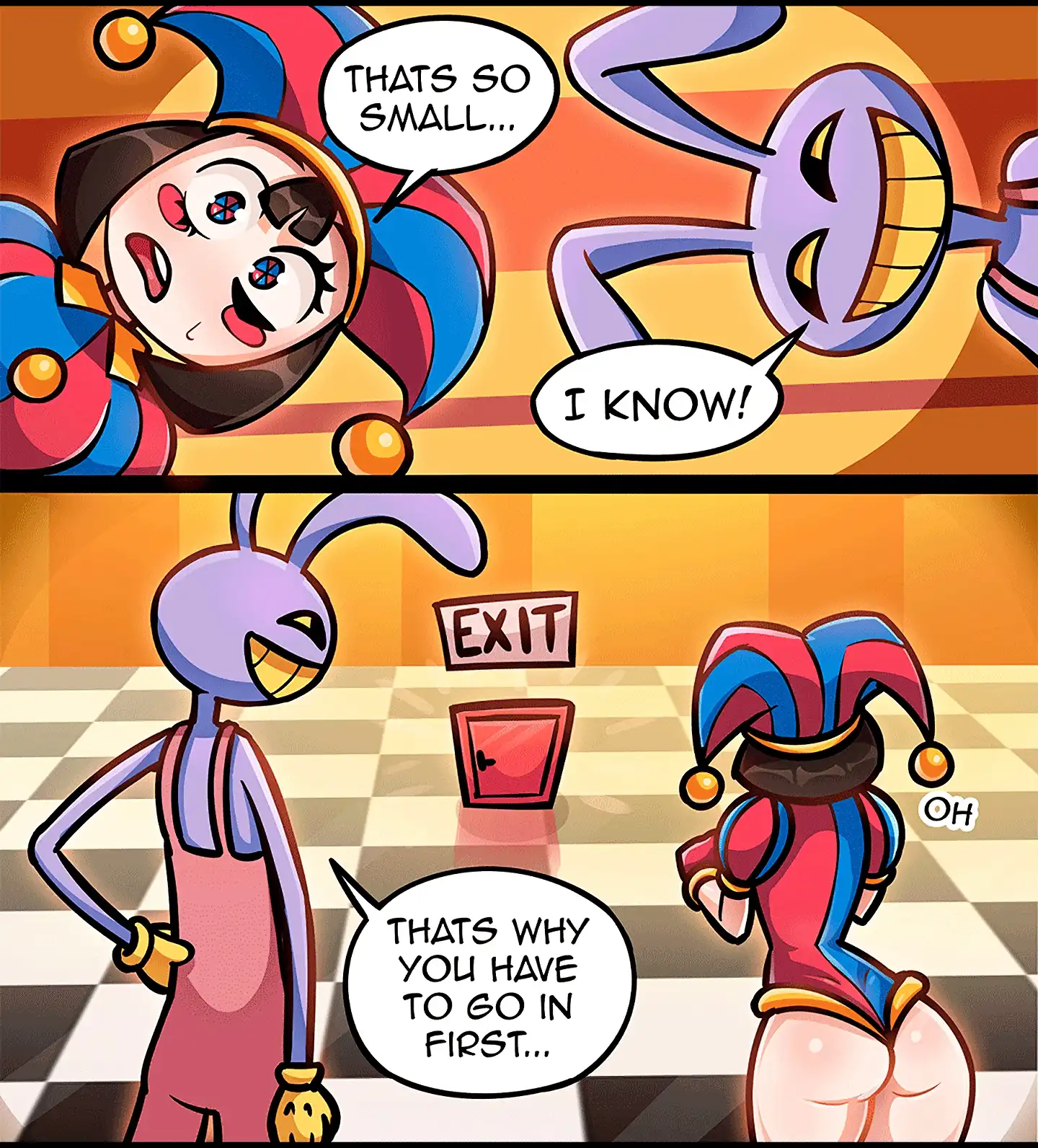 Pomni Found The Wrong Exit Door – Aleksey Gutierrez - Porn Comics | LustyComix Pomni Found The Wrong Exit Door Aleksey Gutierrez 03