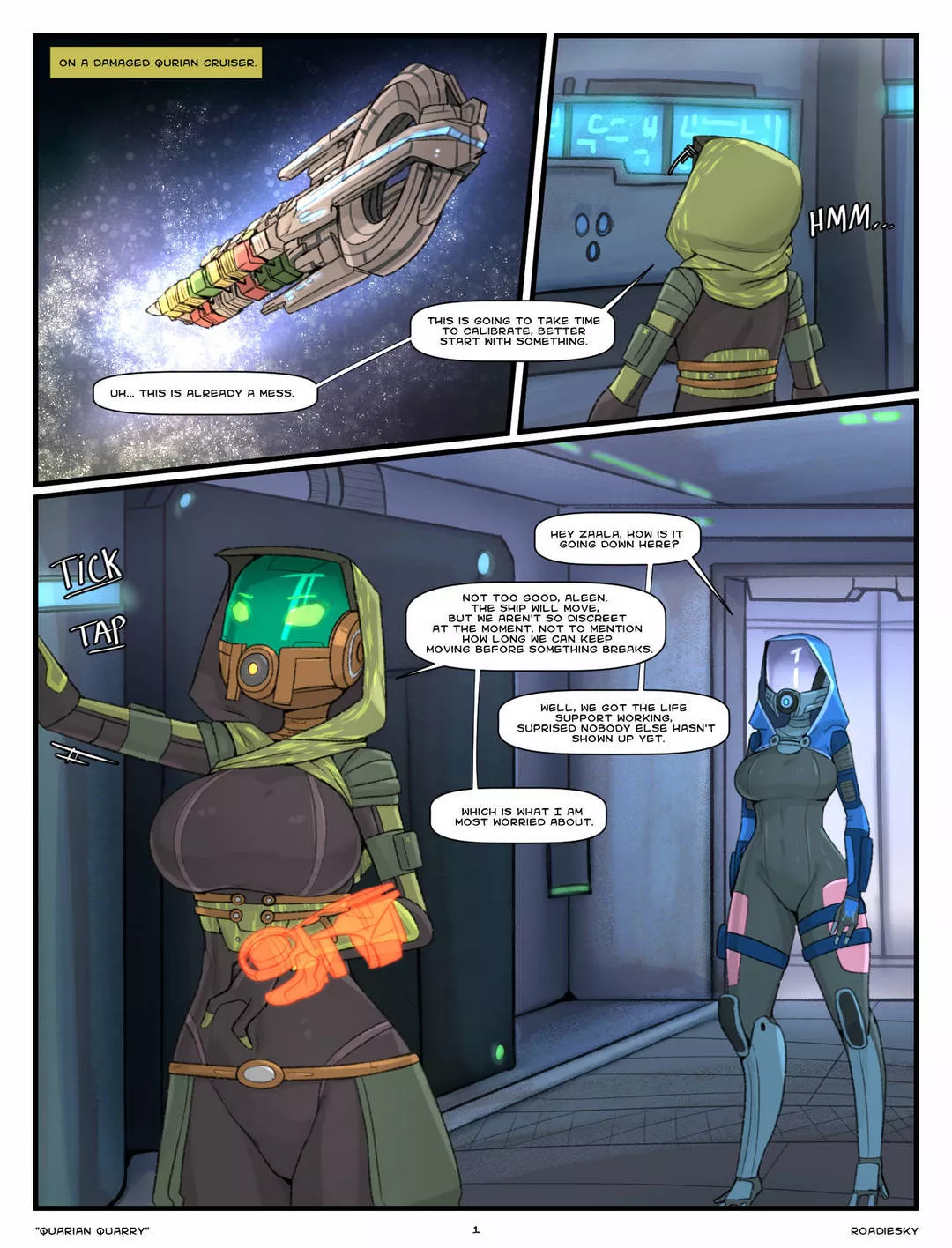 Quarian Quarry – RoadieSky - Porn Comics | LustyComix Quarian Quarry Roadiesky 02