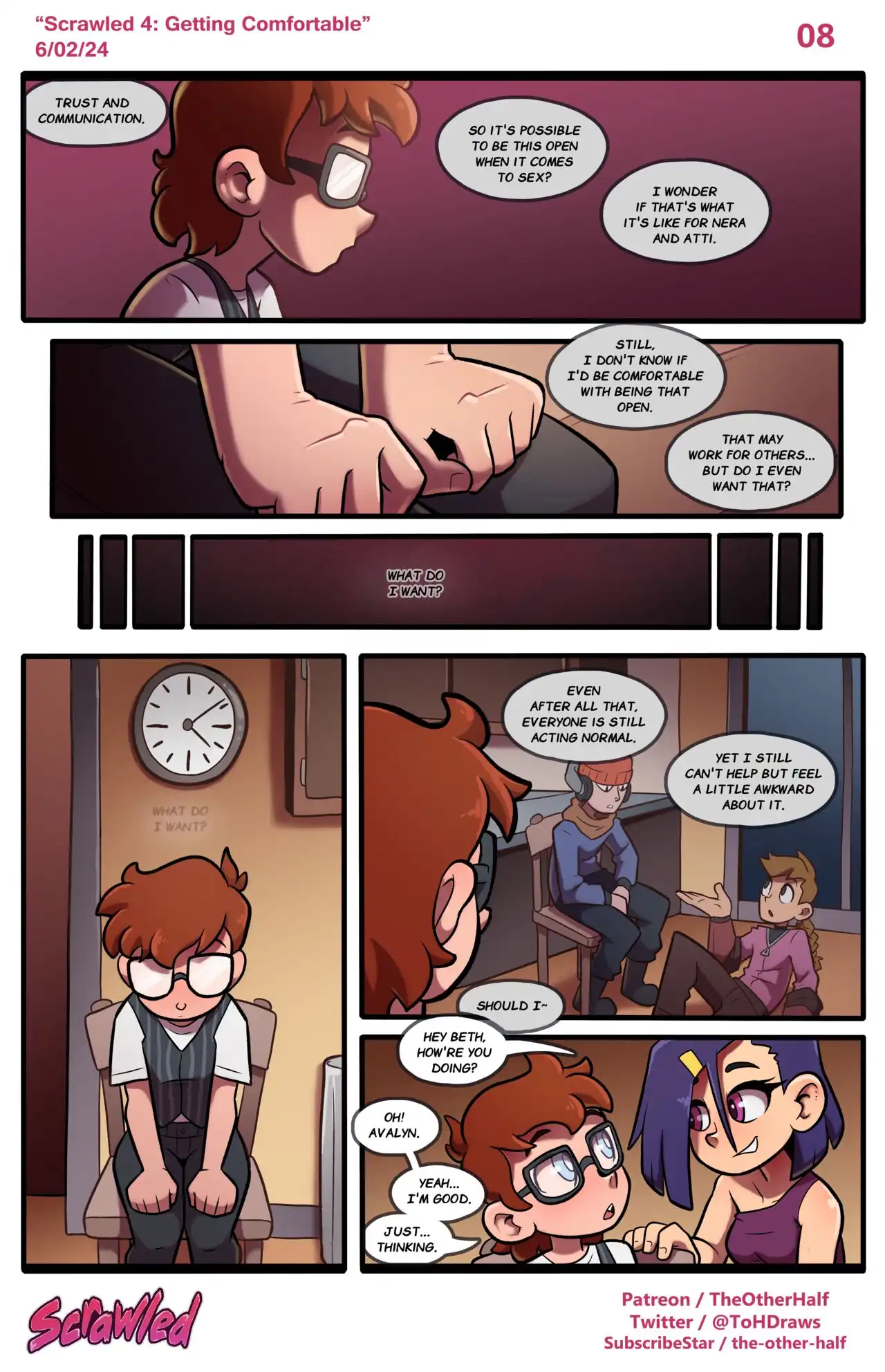 Scrawled: Getting Comfortable – TheOtherHalf - Porn Comics | LustyComix Scrawled Getting Comfortable Theotherhalf 08