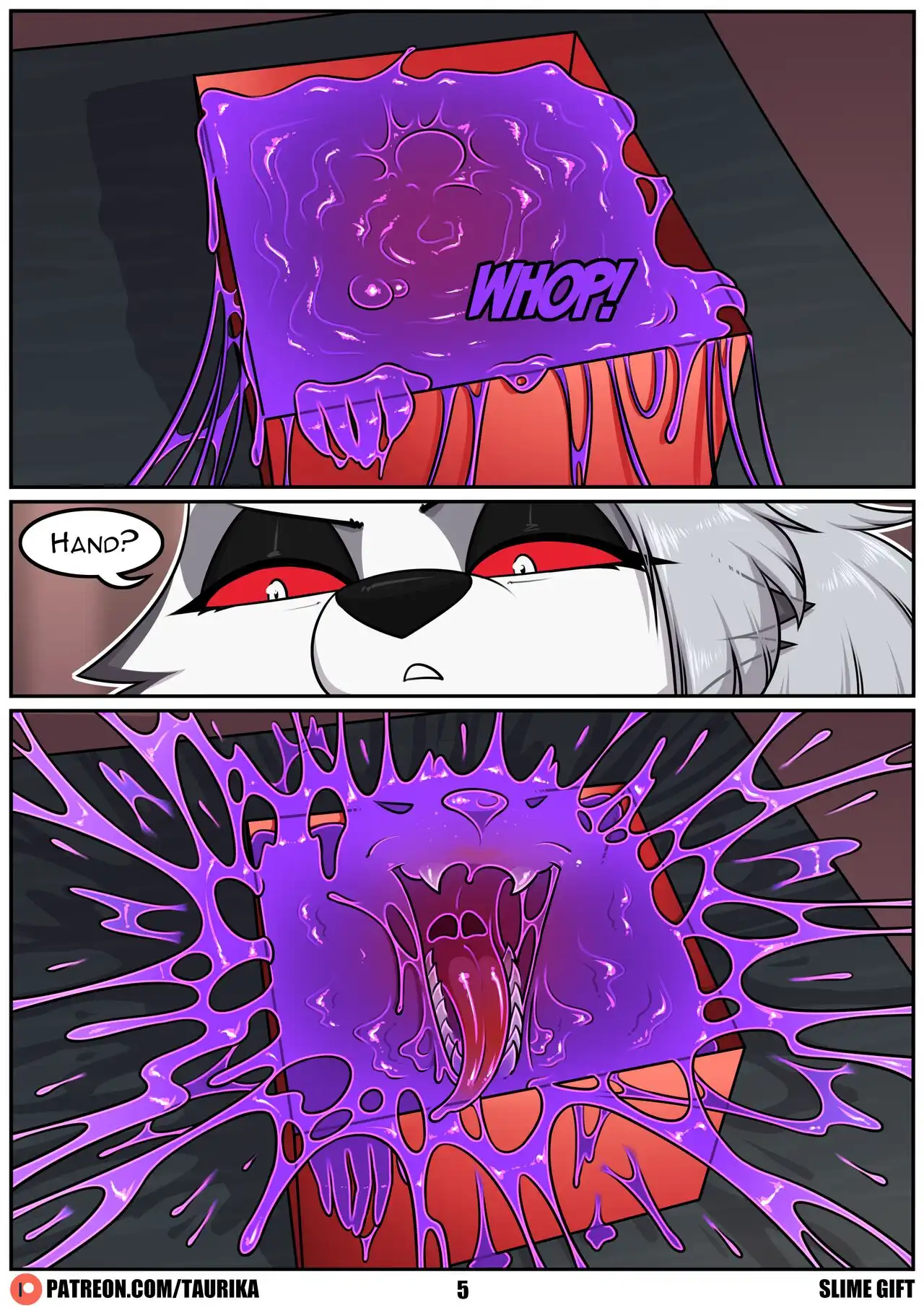 Slime Gift – Taurika - Furry Porn Comics | LustyComix Slime Gift Taurika 05