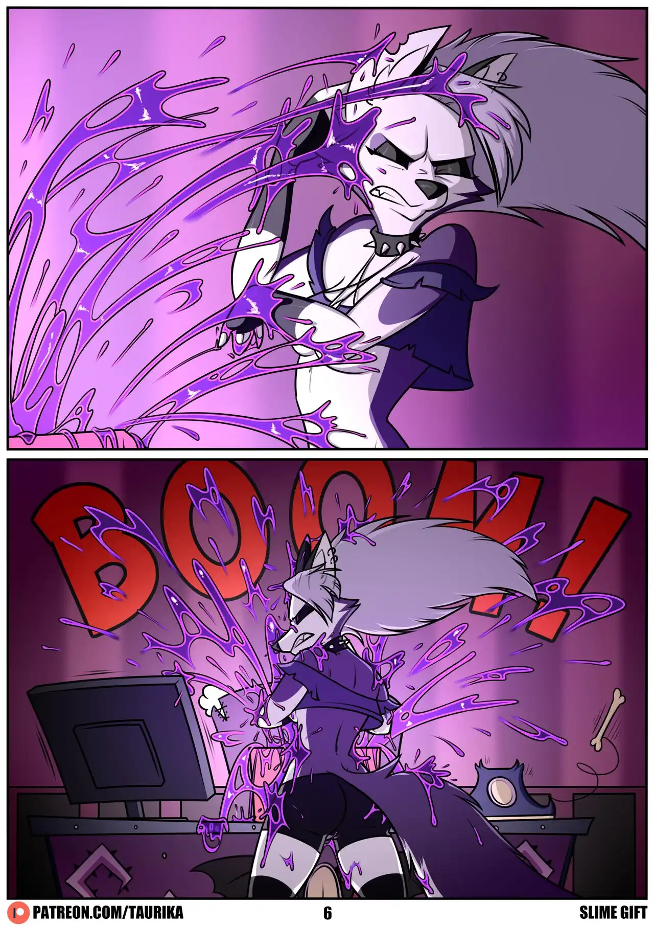 Slime Gift – Taurika - Furry Porn Comics | LustyComix Slime Gift Taurika 06