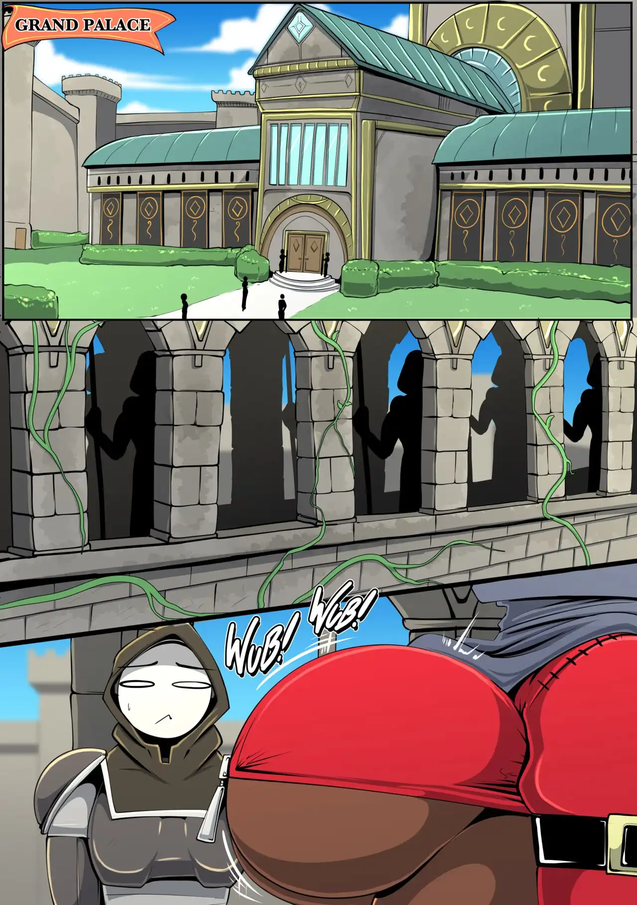 The Queen’s Guard – Vale City - Porn Comics | LustyComix The Queens Guard Vale City 02