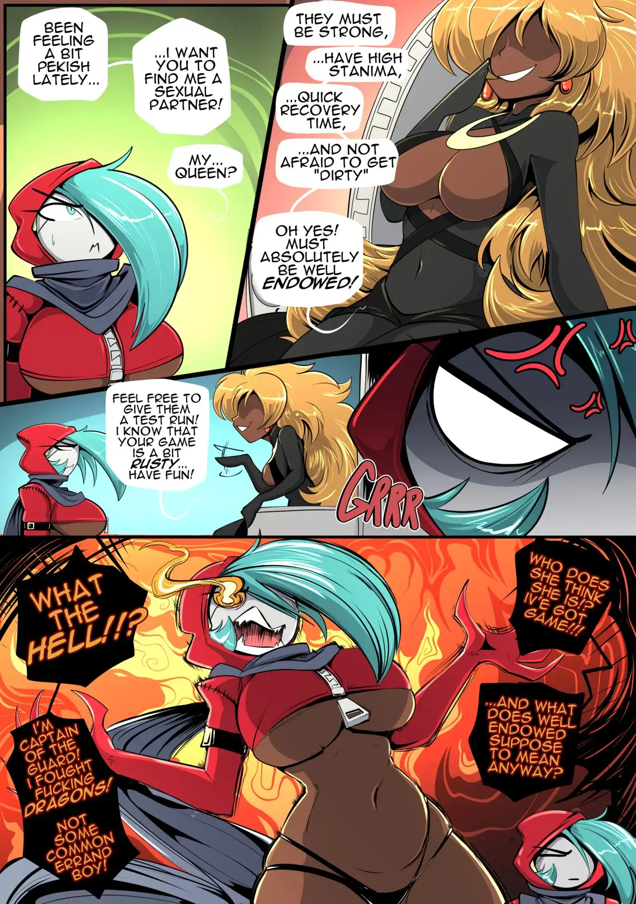 The Queen’s Guard – Vale City - Porn Comics | LustyComix The Queens Guard Vale City 05