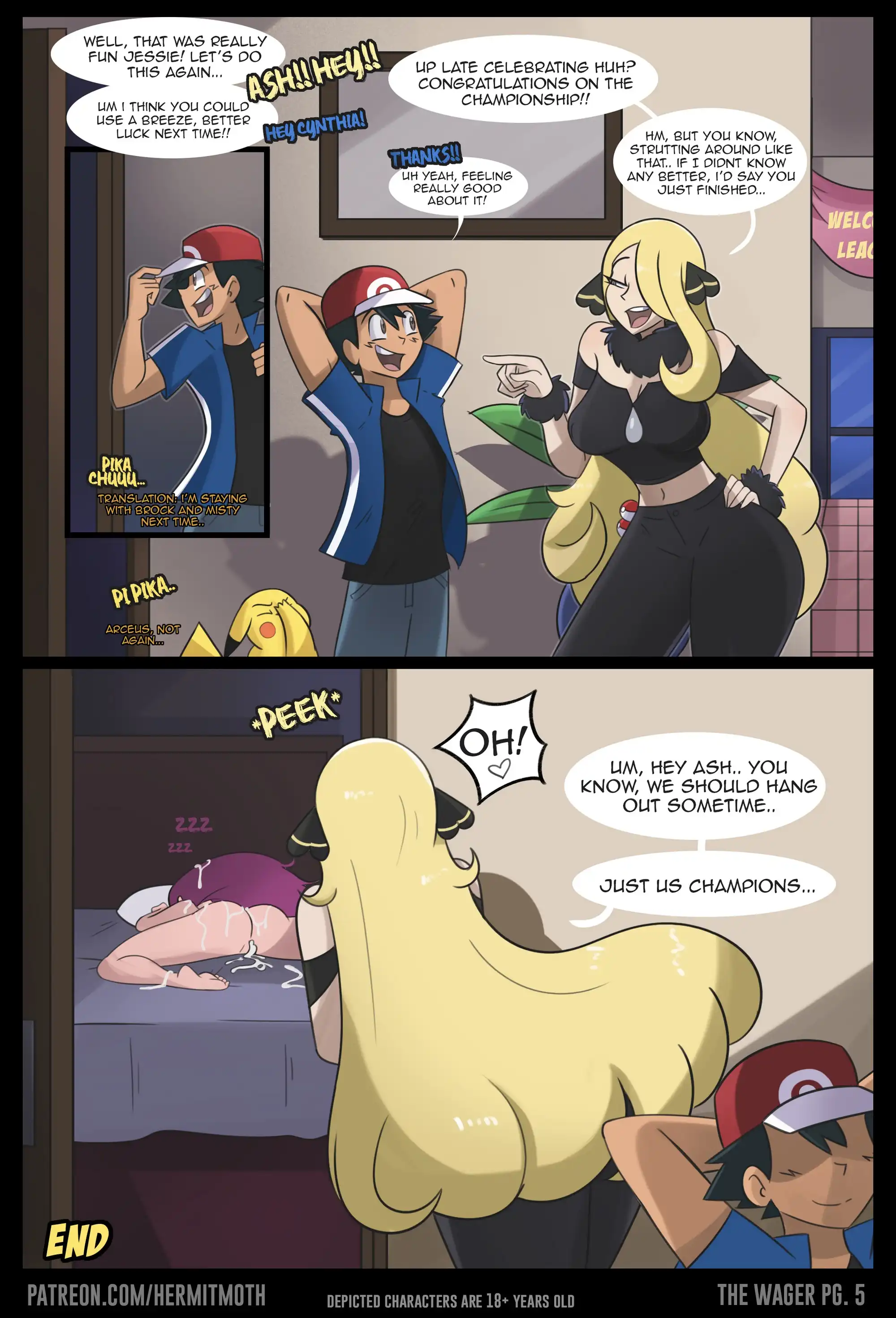 The Wager – HermitMoth - Pokemon Porn Comics | LustyComix The Wager Hermitmoth 05