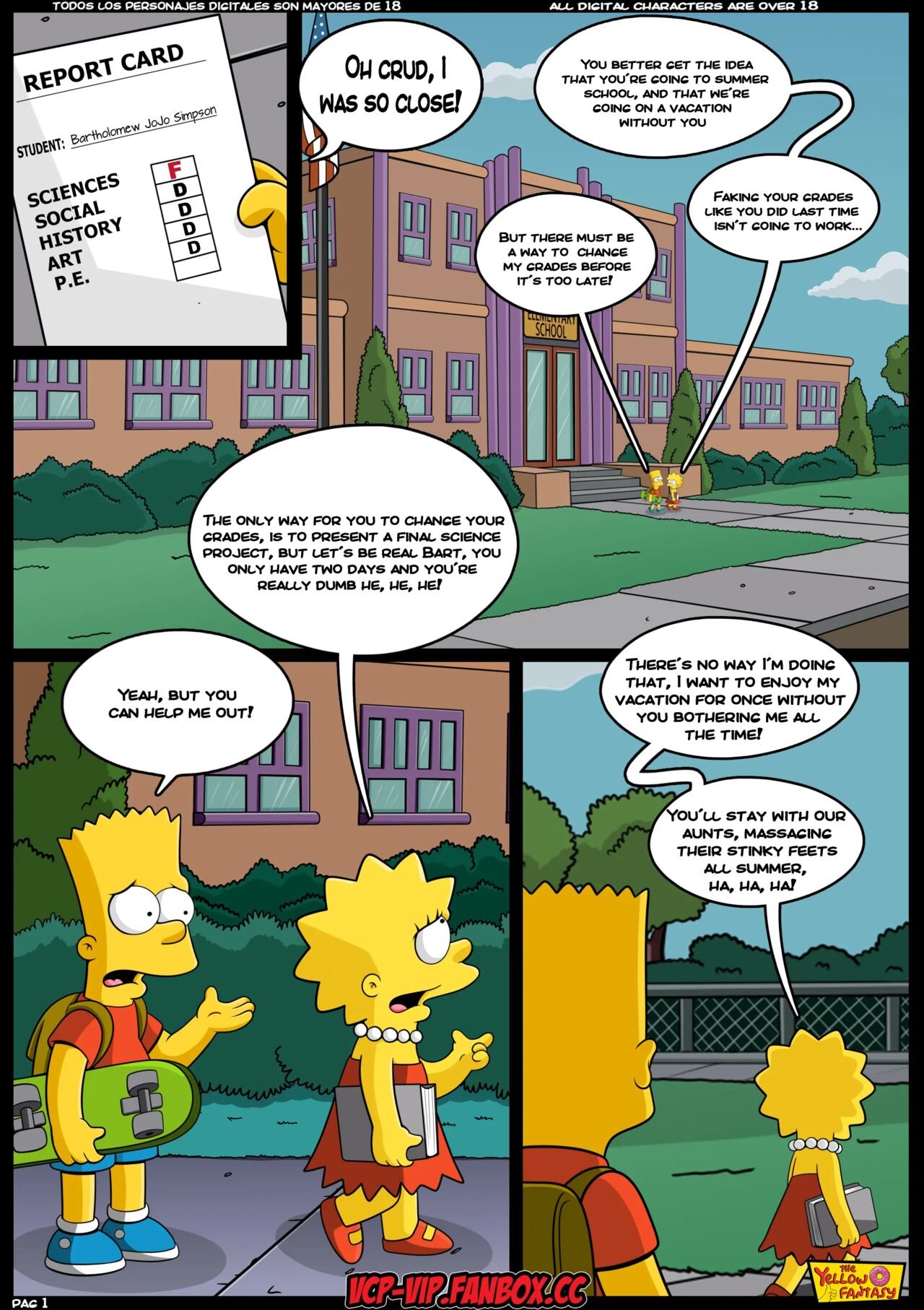 The Yellow Fantasy 4: From Ten to Twenty Something – Crockcomix - Simpsons Porn | LustyComix The Yellow Fantasy 4. From Ten To Twenty Something Crockcomix 02