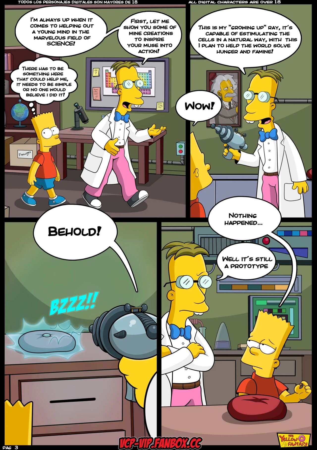 The Yellow Fantasy 4: From Ten to Twenty Something – Crockcomix - Simpsons Porn | LustyComix The Yellow Fantasy 4. From Ten To Twenty Something Crockcomix 04