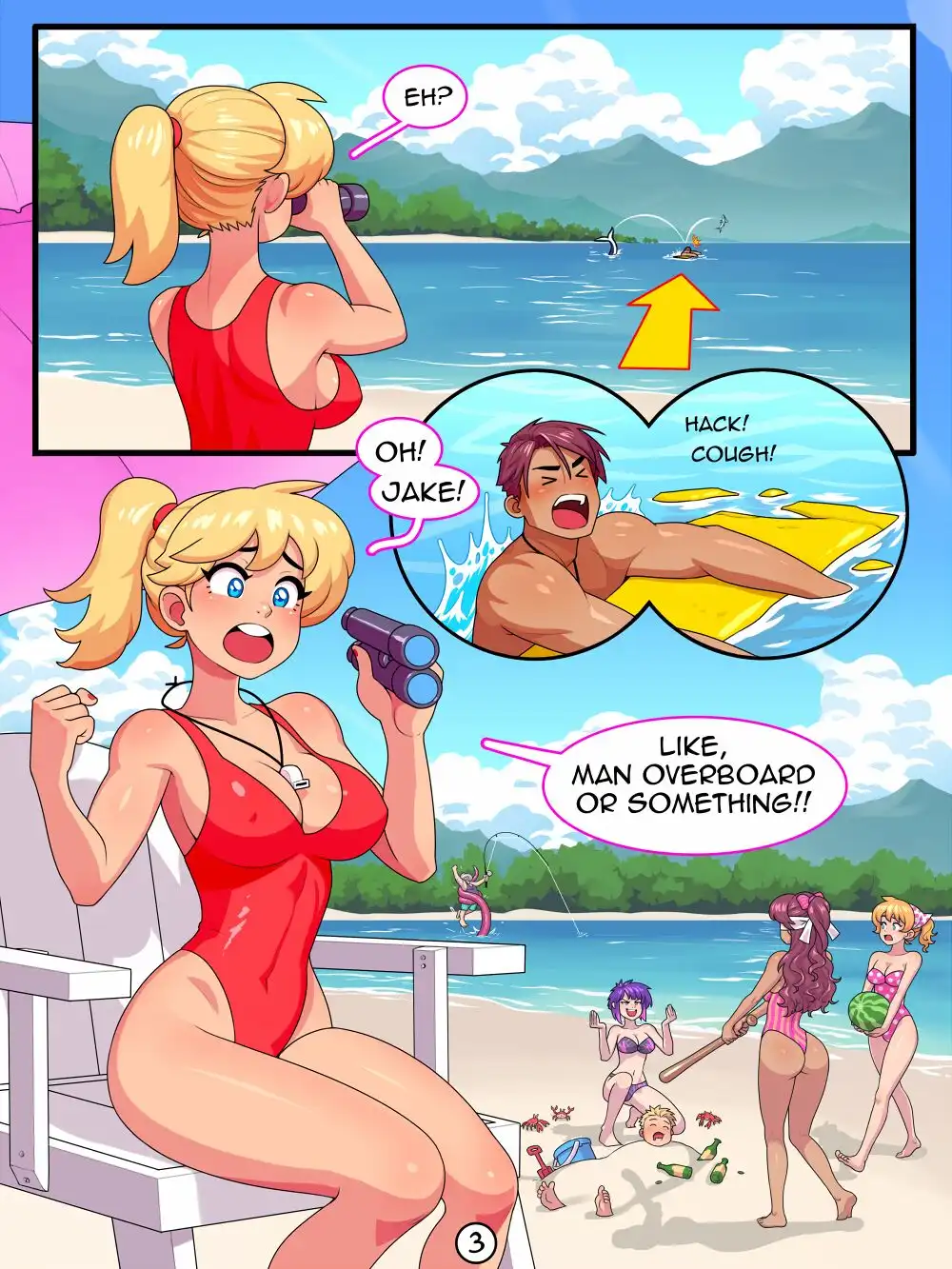 Wendy the Summertime Lifeguard – RoninDude - Porn Comics | LustyComix Wendy The Summertime Lifeguard – Ronindude 03