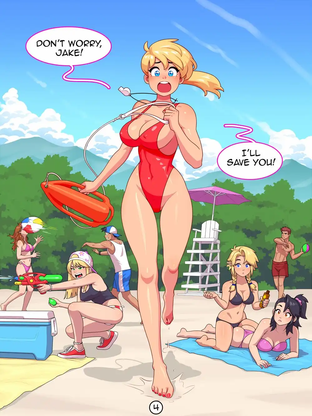 Wendy the Summertime Lifeguard – RoninDude - Porn Comics | LustyComix Wendy The Summertime Lifeguard – Ronindude 04