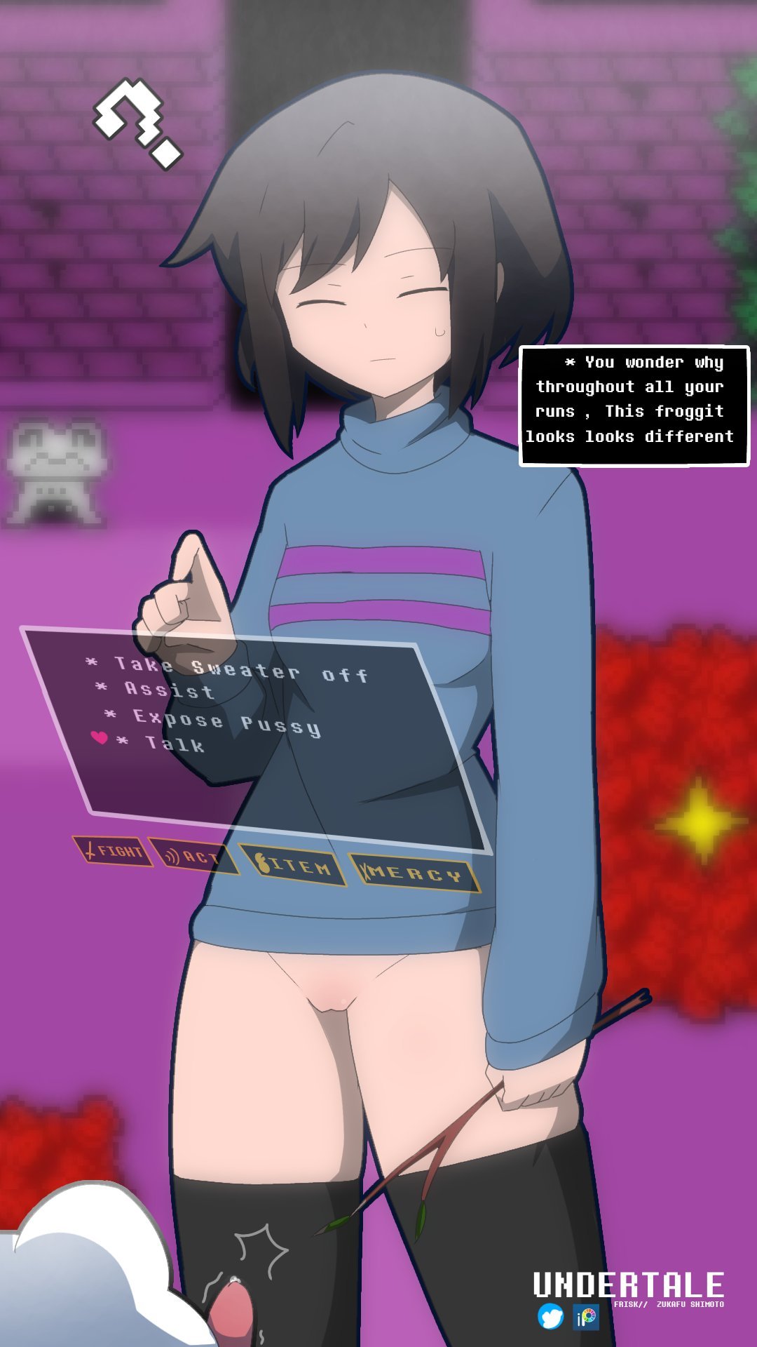 Frisk’s Bottomless Run – Shimoto Zukafu - Porn Comics | LustyComix Frisks Bottomless Run – Shimoto Zukafu 01