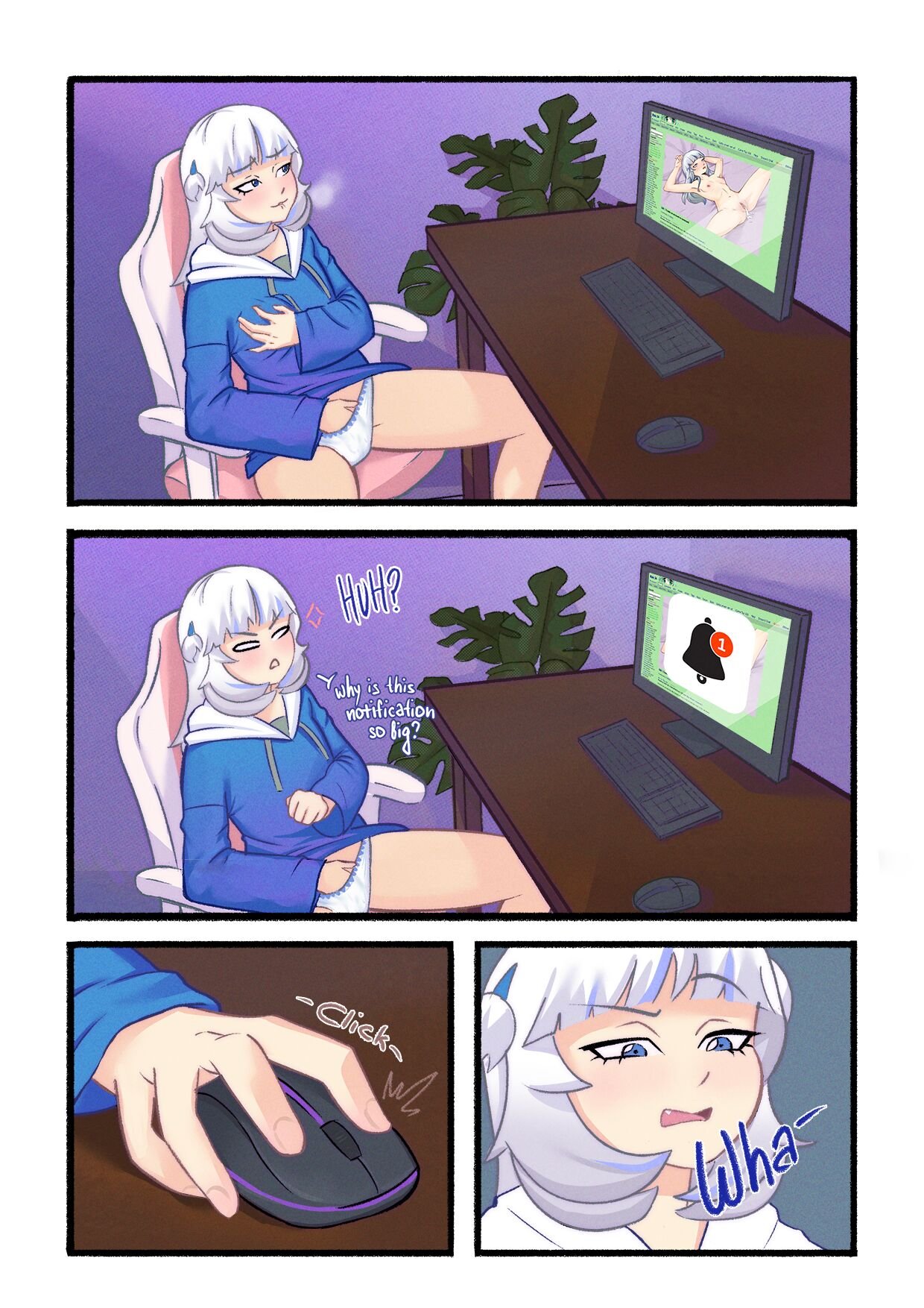 Gawr Gura Stream Routine – Young & Naughty - Porn Comics | LustyComix Gawr Gura Stream Routine Young Naughty 5