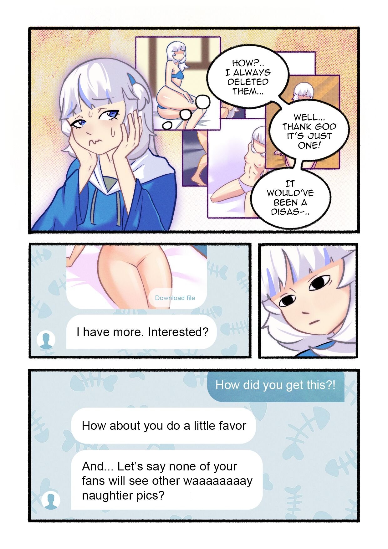 Gawr Gura Stream Routine – Young & Naughty - Porn Comics | LustyComix Gawr Gura Stream Routine Young Naughty 8