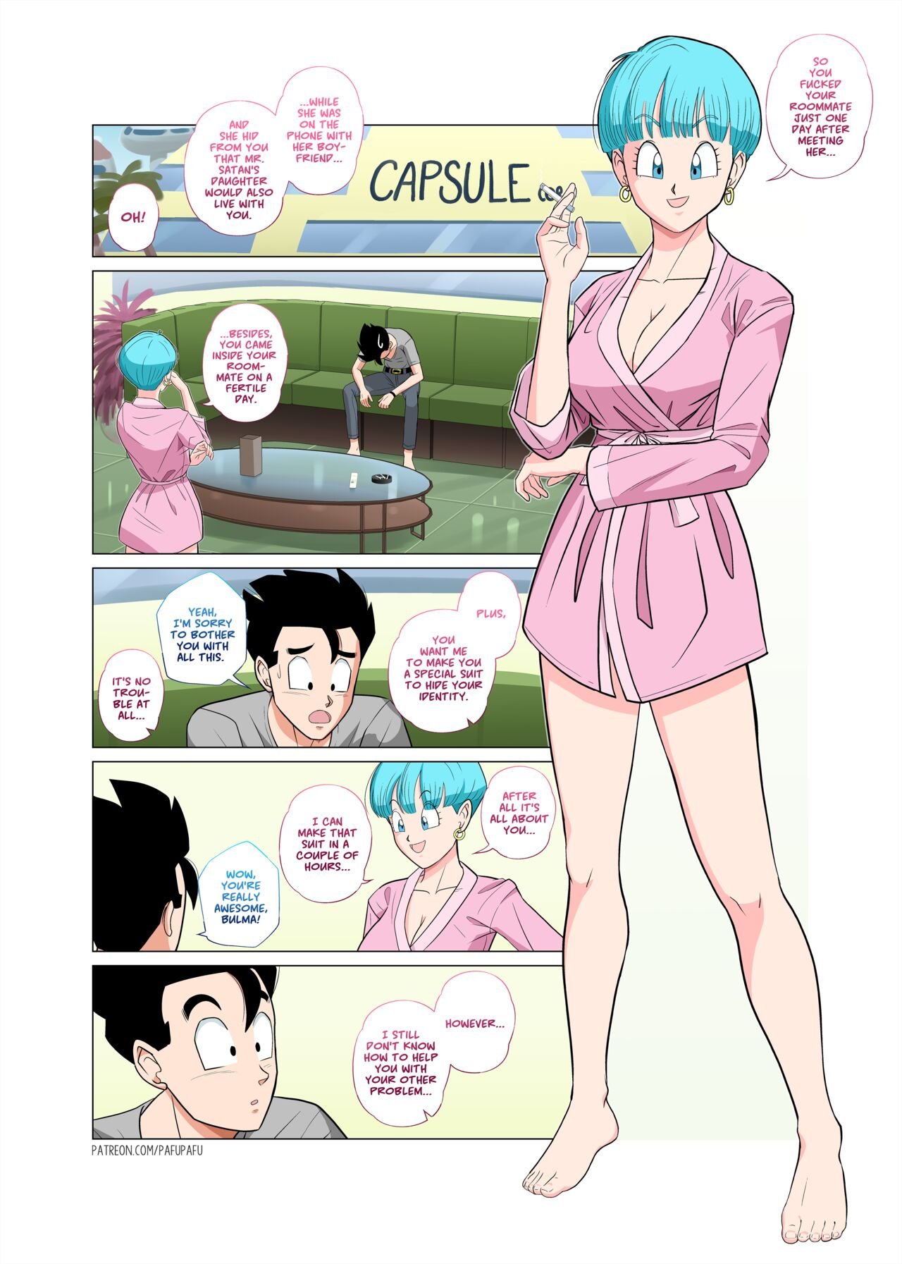 Gohan vs Bulma – PafuPafu - Dragon Ball Porn | LustyComix Gohan Vs Bulma Pafupafu 05