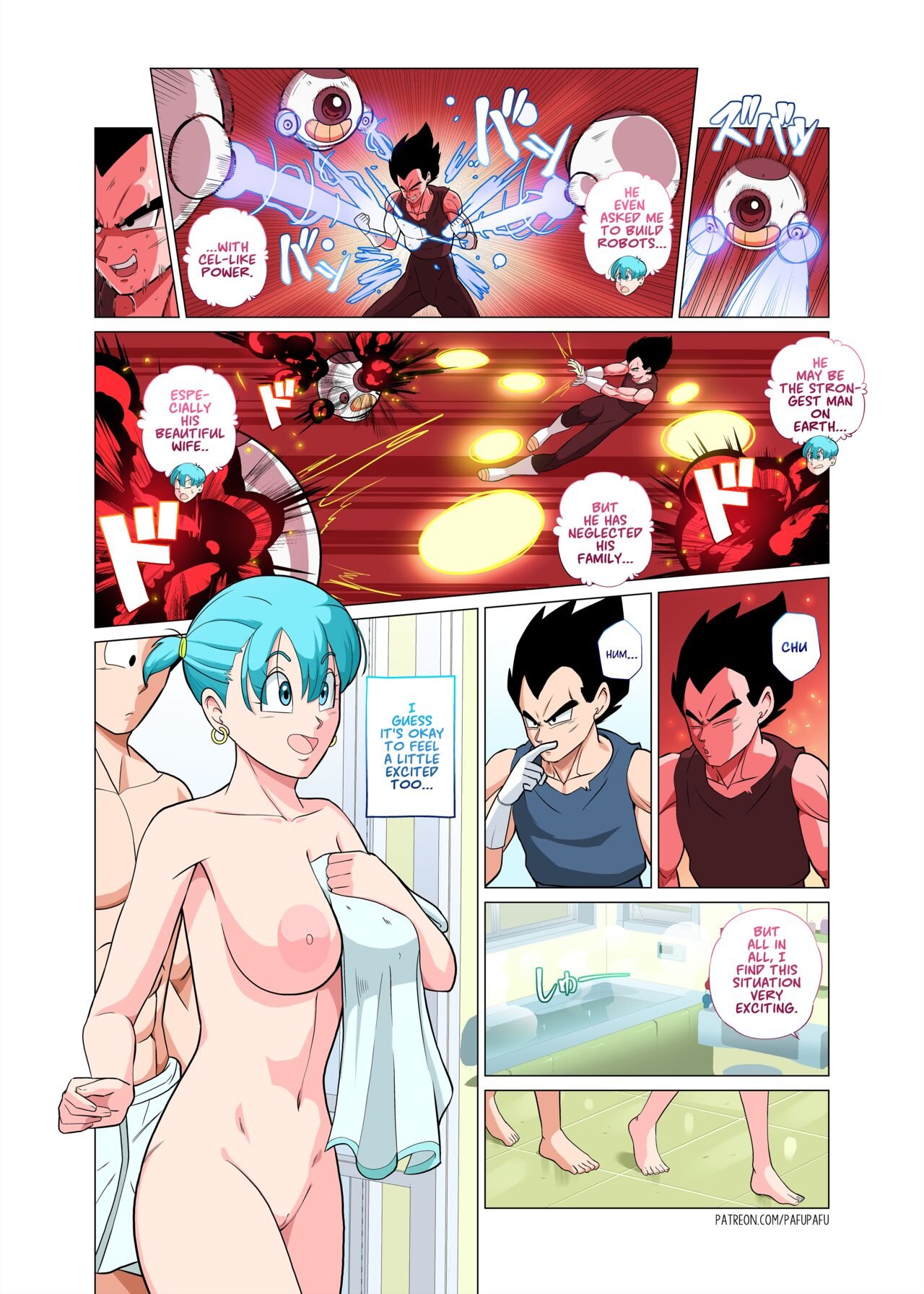 Gohan vs Bulma – PafuPafu - Dragon Ball Porn | LustyComix Gohan Vs Bulma Pafupafu 24