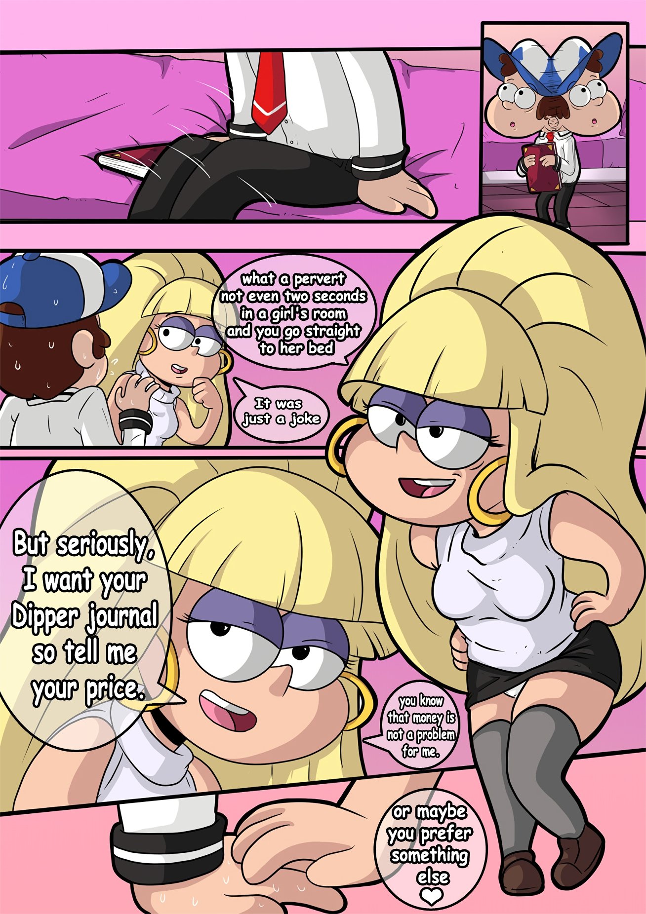 Gravity Falls and Bible Black – Indecente - Porn Comics | LustyComix Gravity Falls And Bible Black Indecente Creatividad 05