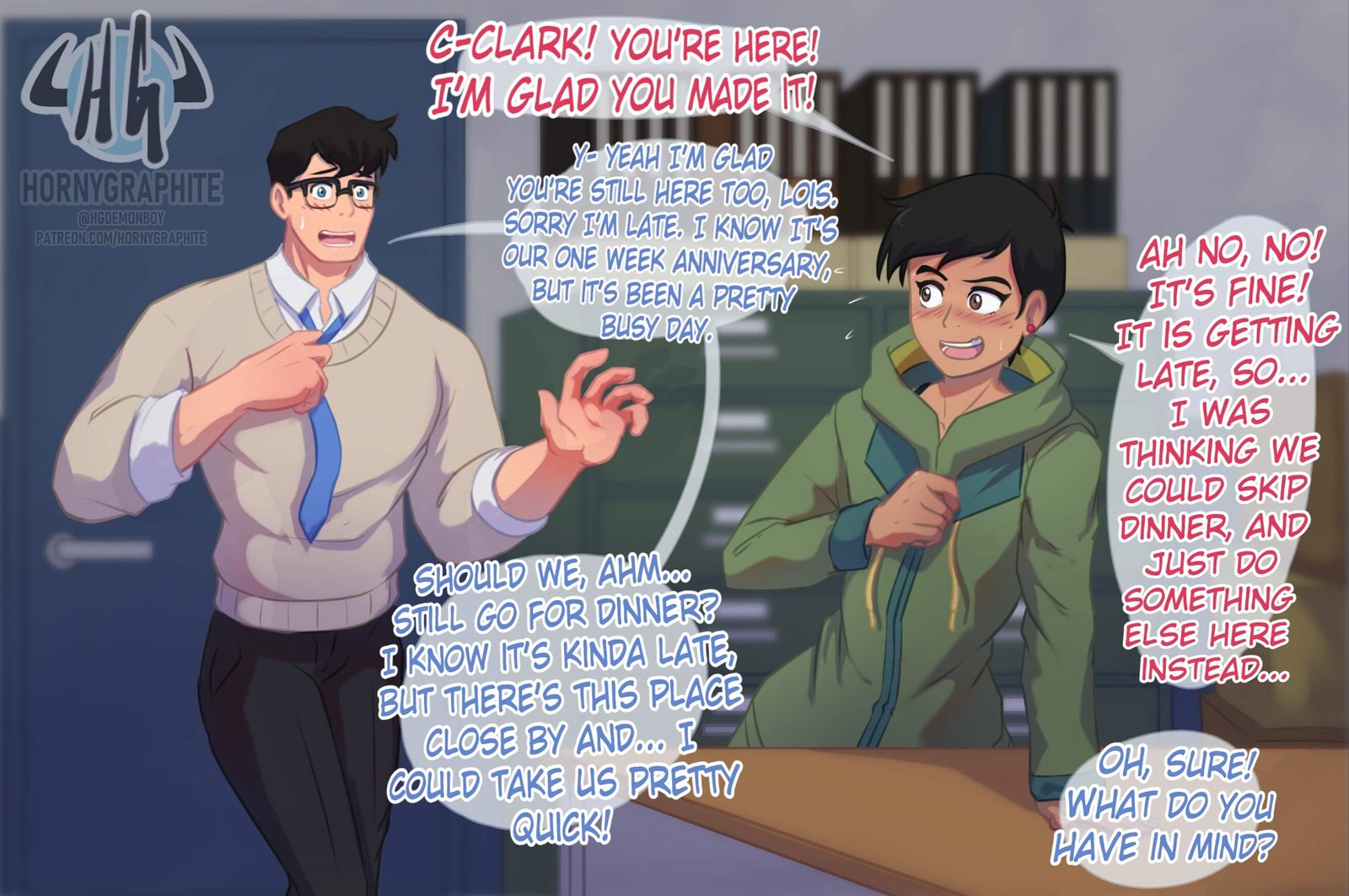 Lois X Clark Hornygraphite 1