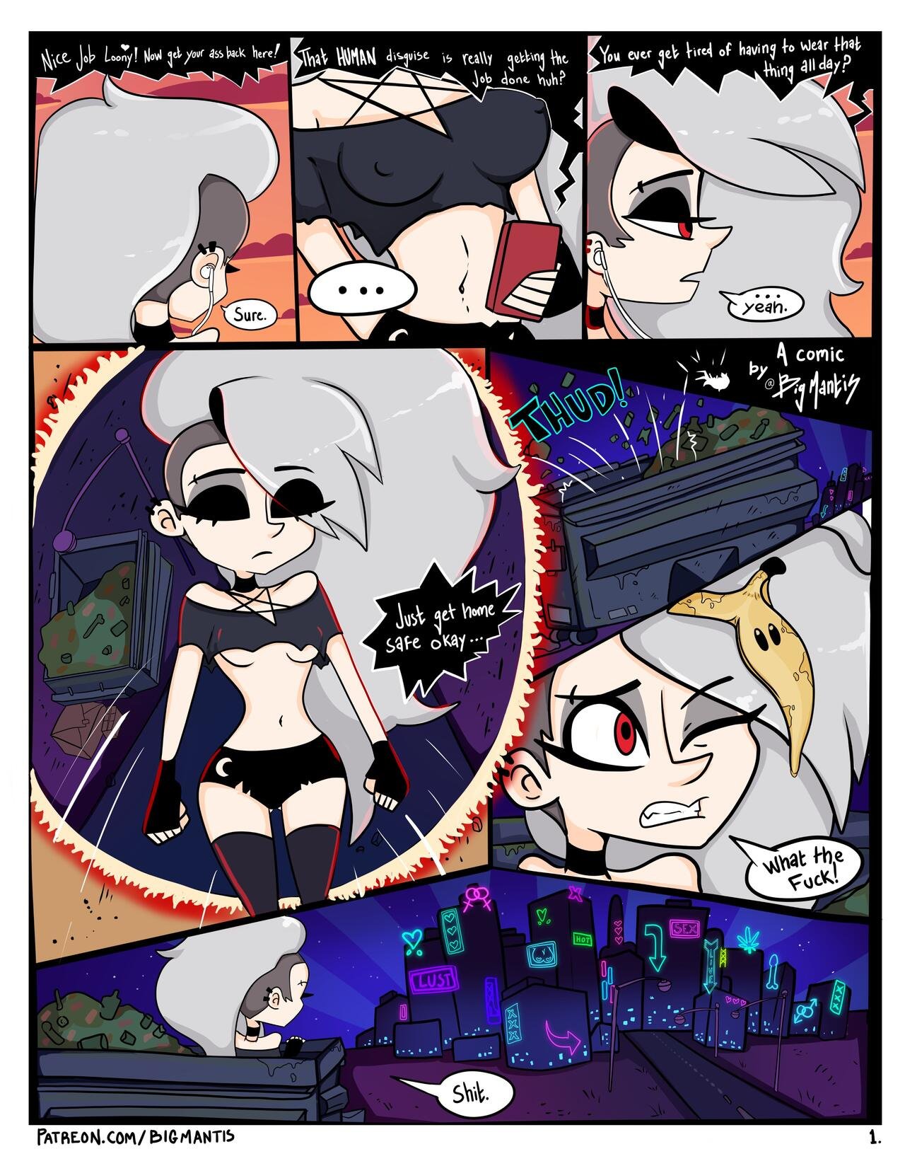 Loona: Lust – BigMantis - Porn Comics | LustyComix Loona. Lust Bigmantis 04