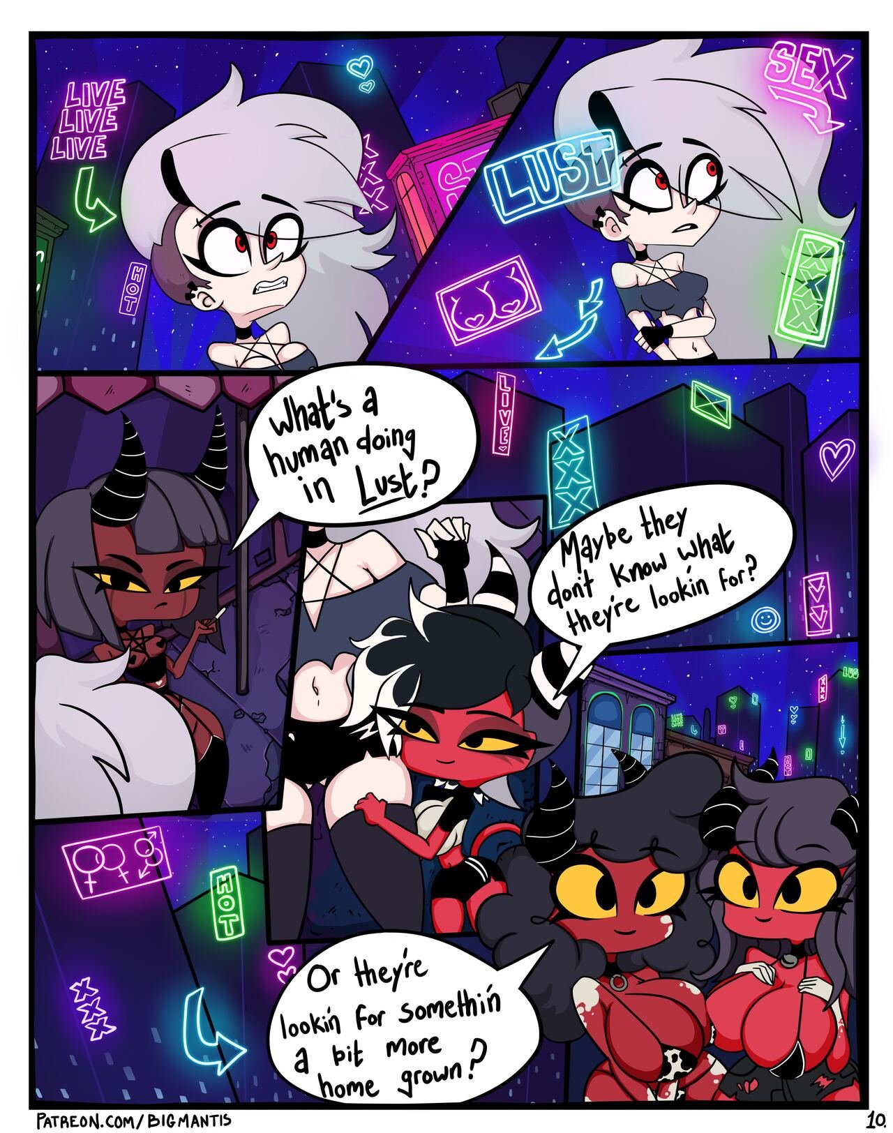 Loona: Lust – BigMantis - Porn Comics | LustyComix Loona. Lust Bigmantis 13