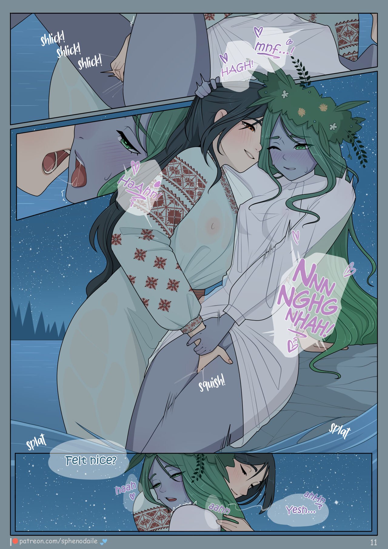Night on Kupala – Sphenodaile - Porn Comics | LustyComix Night On Kupala – Sphenodaile 13