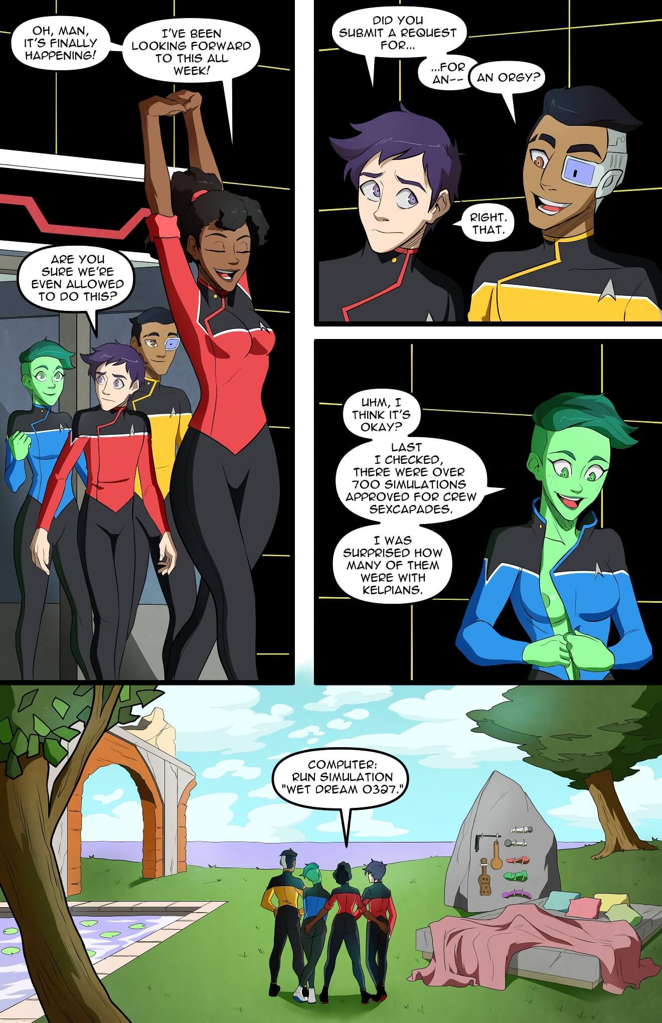 Orgy Simulation – Swain - Porn Comics | LustyComix Orgy Simulation Swain 2