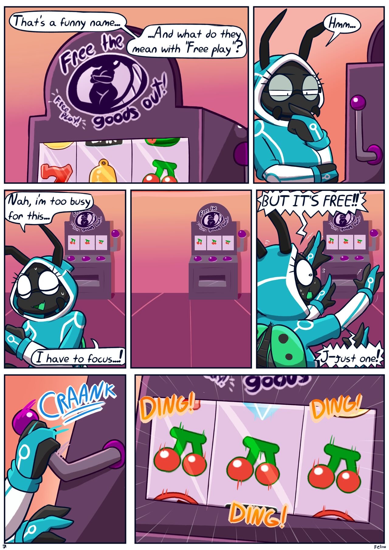 Out of Luck – Felino - Furry Porn Comics | LustyComix Out Of Luck Felino 08