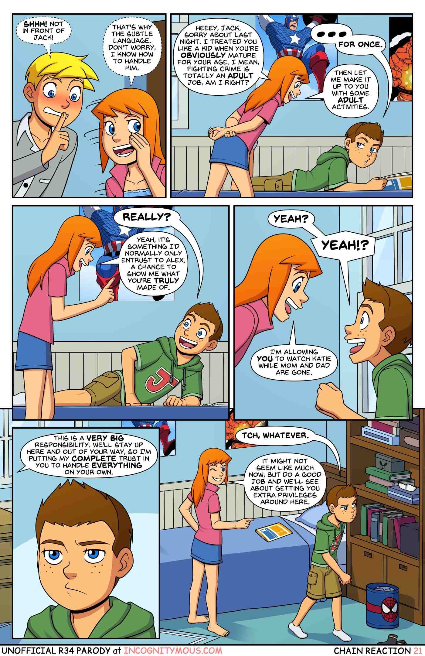 Power Pack – Chain Reaction – Incognitymous - Porn Comics | LustyComix Power Pack – Chain Reaction – Incognitymous 22