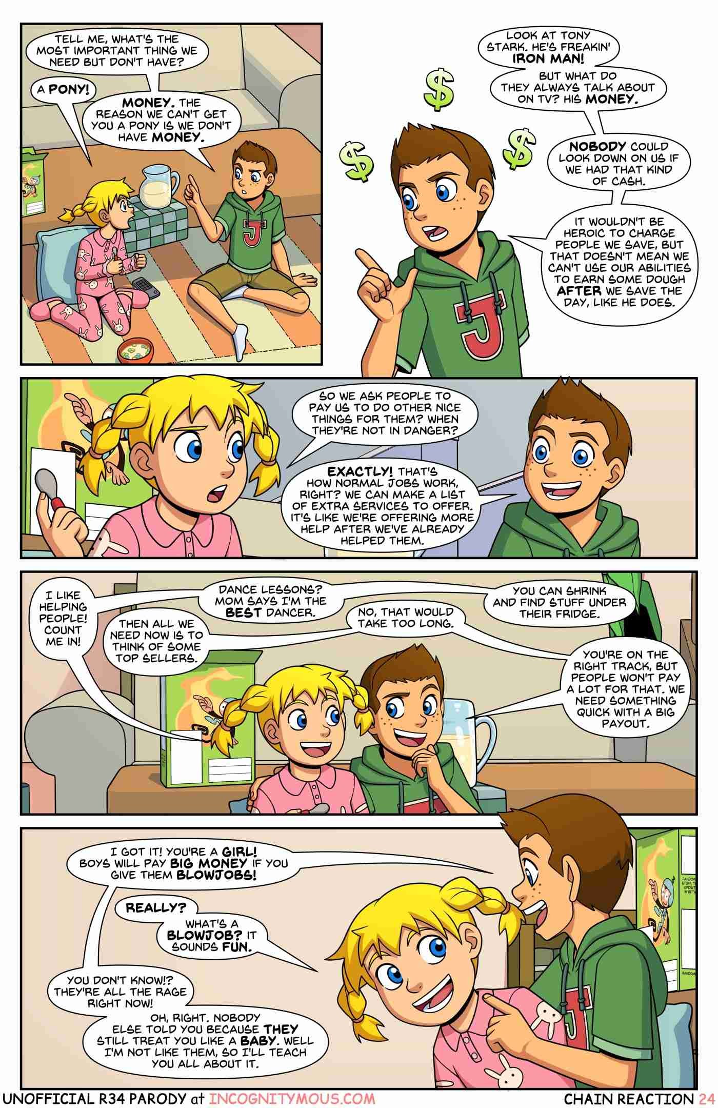 Power Pack – Chain Reaction – Incognitymous - Porn Comics | LustyComix Power Pack – Chain Reaction – Incognitymous 25