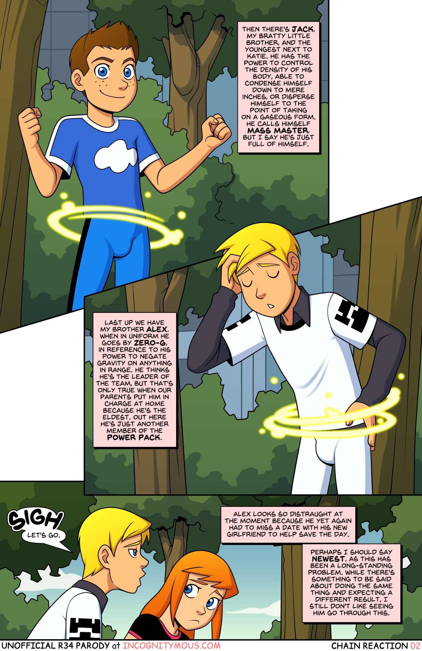 Power Pack – Chain Reaction – Incognitymous - Porn Comics | LustyComix Power Pack – Chain Reaction – Incognitymous 3