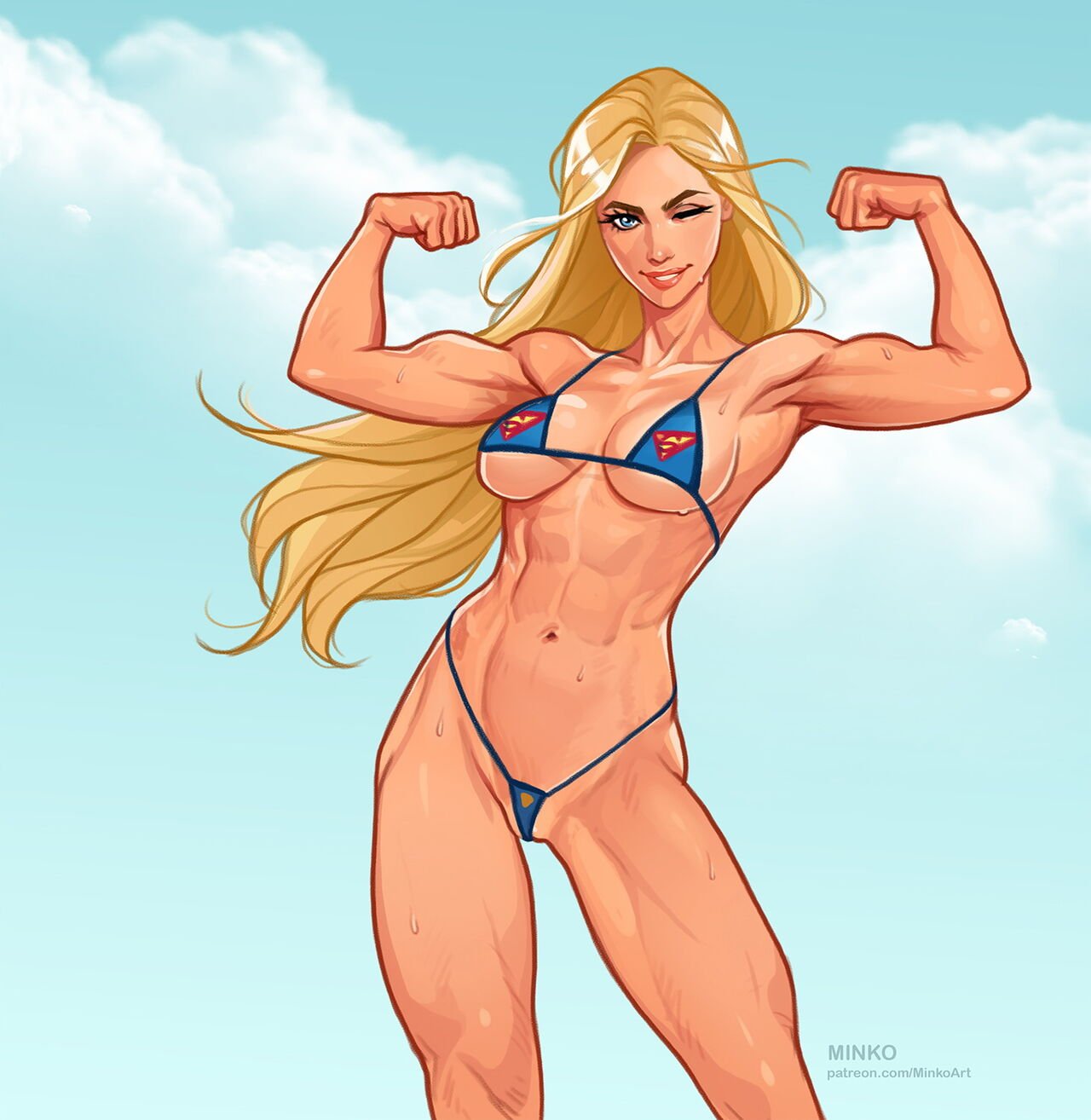 Super Girl – OLENA MINKO - Porn Comics | LustyComix Super Girl Olena Minko 41