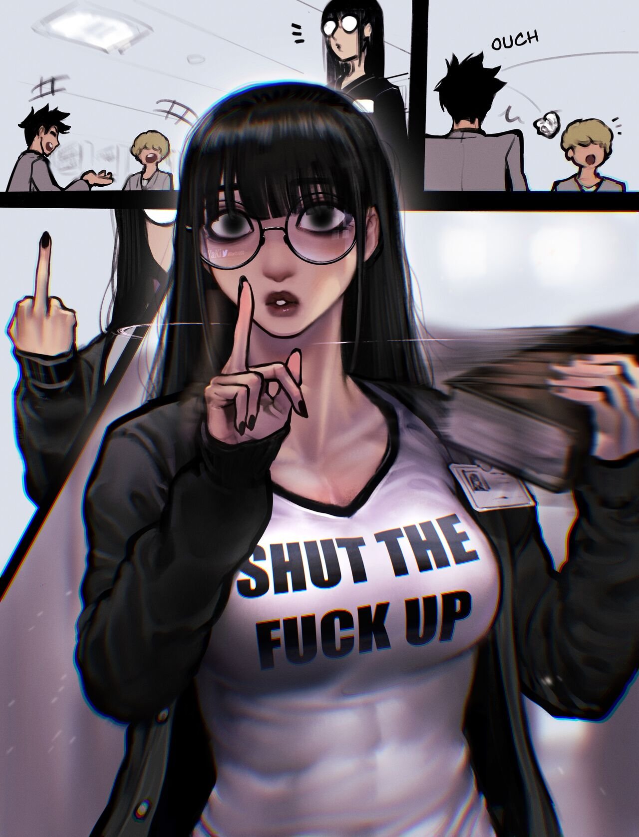 Sylense. Goth Librarian Ayaki 01