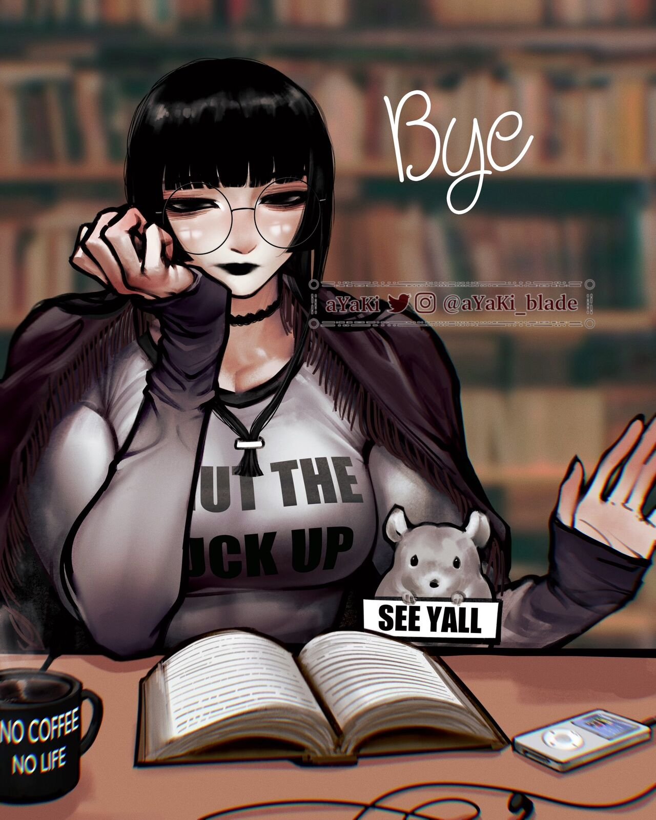 Sylense. Goth Librarian Ayaki 13