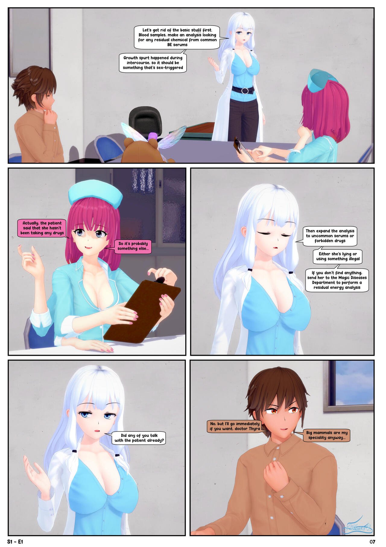 Thyra’s Clinic Hours – Astraea-R - Porn Comics | LustyComix Thyras Clinic Hours Astraea R 08
