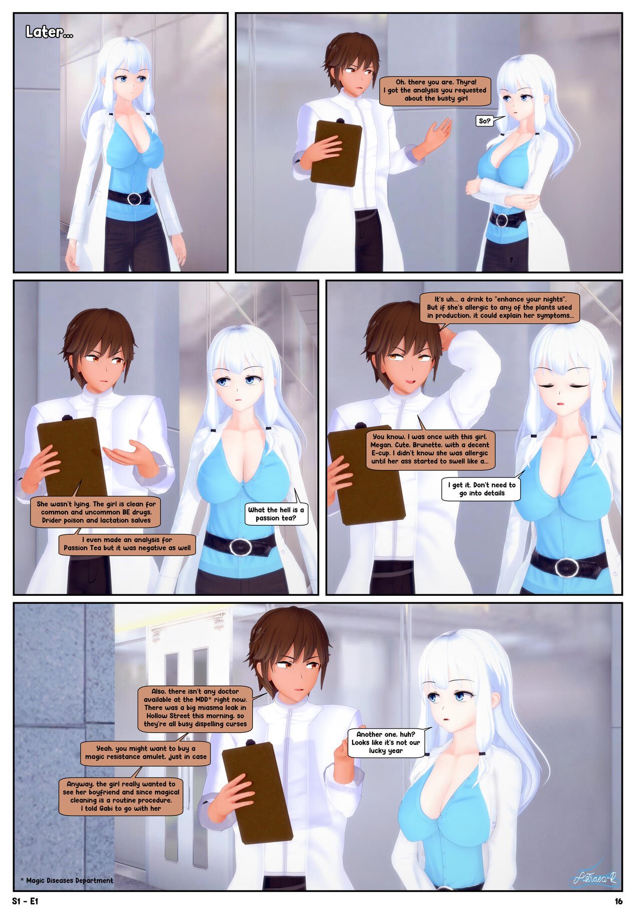 Thyra’s Clinic Hours – Astraea-R - Porn Comics | LustyComix Thyras Clinic Hours Astraea R 17