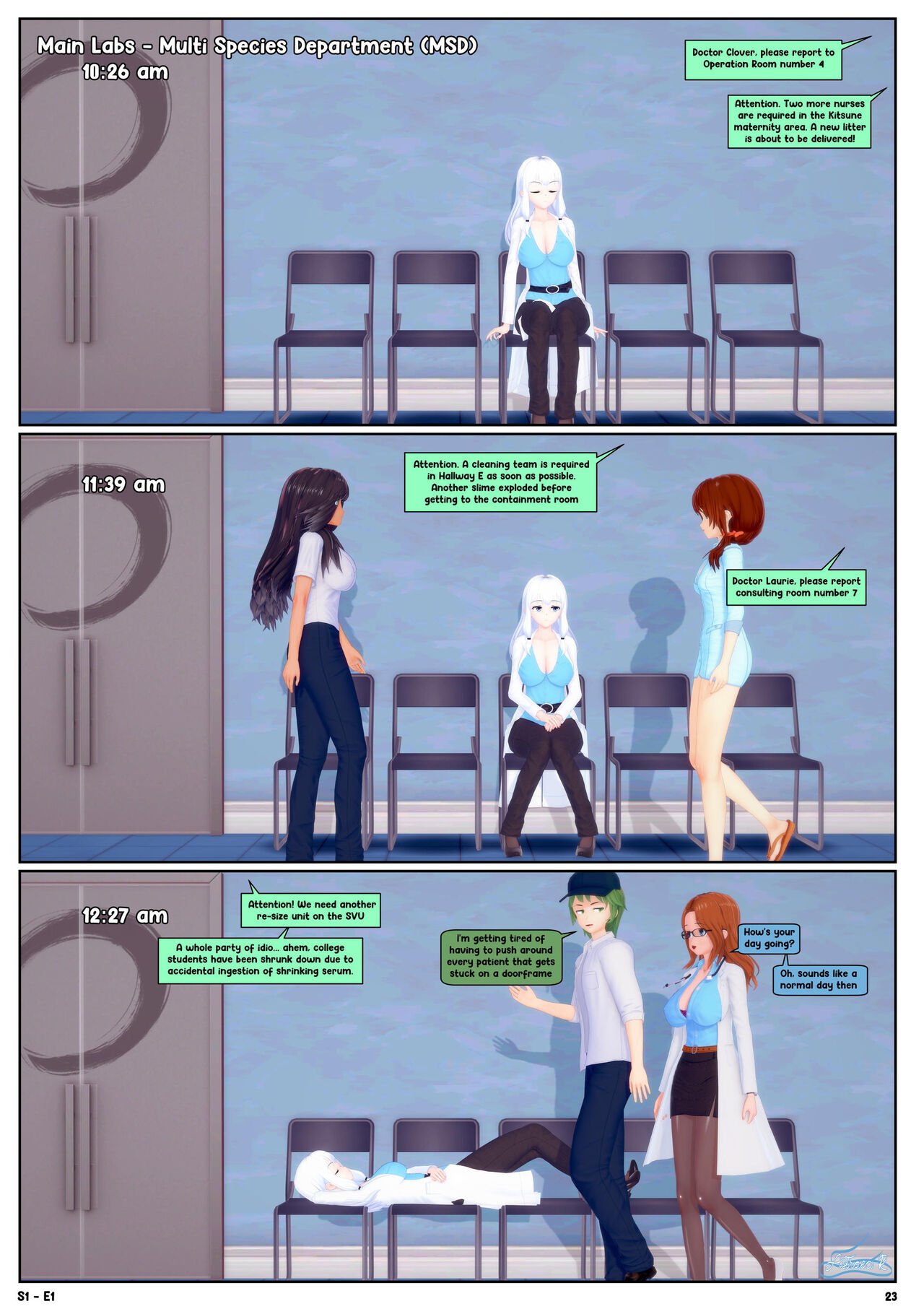 Thyra’s Clinic Hours – Astraea-R - Porn Comics | LustyComix Thyras Clinic Hours Astraea R 24