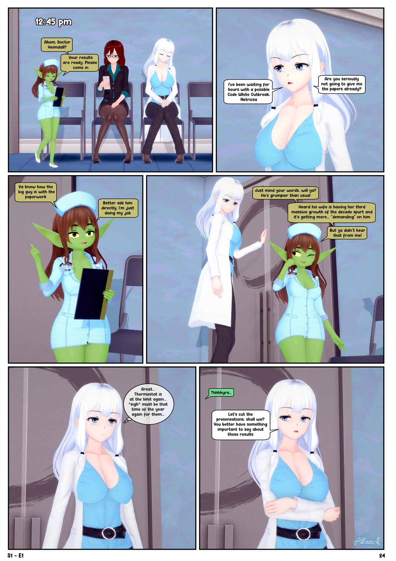 Thyra’s Clinic Hours – Astraea-R - Porn Comics | LustyComix Thyras Clinic Hours Astraea R 25