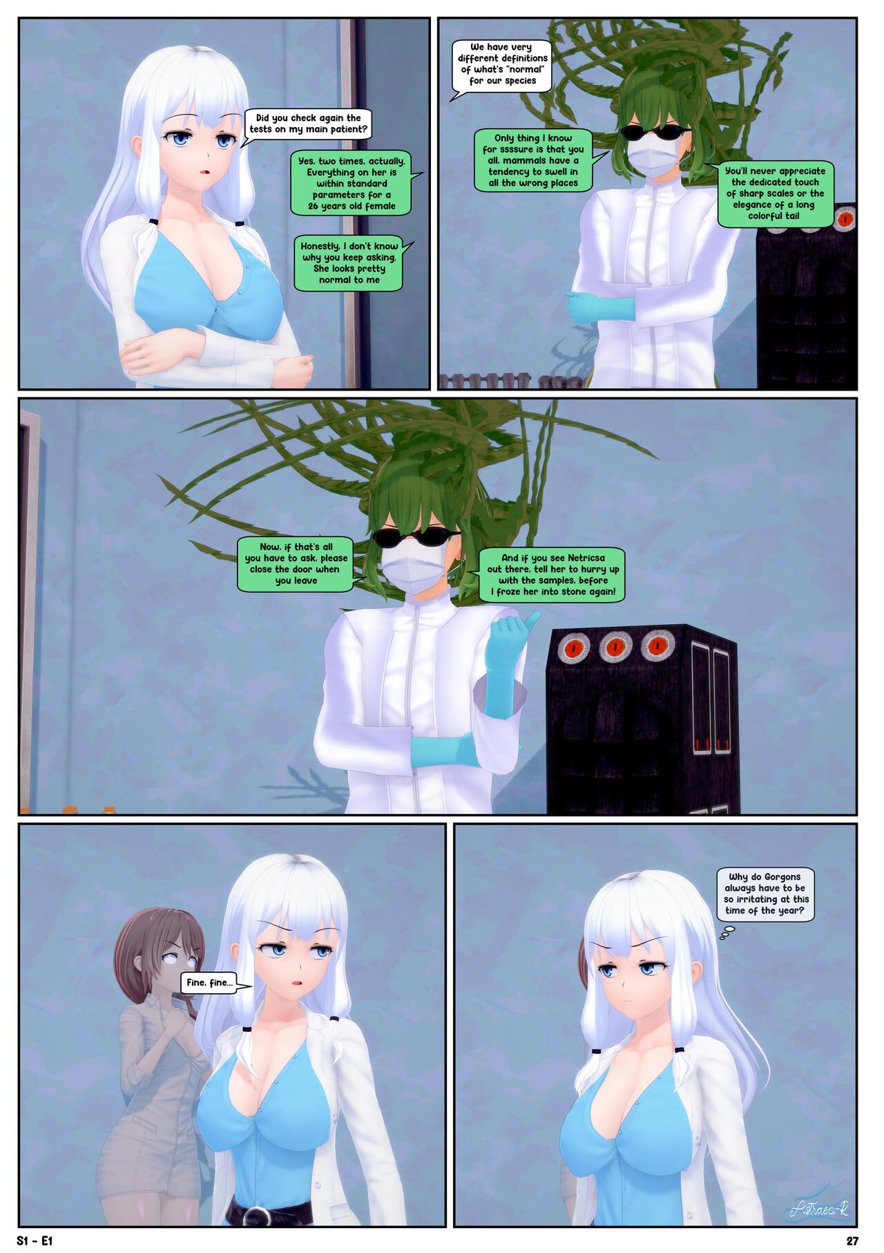 Thyra’s Clinic Hours – Astraea-R - Porn Comics | LustyComix Thyras Clinic Hours Astraea R 28