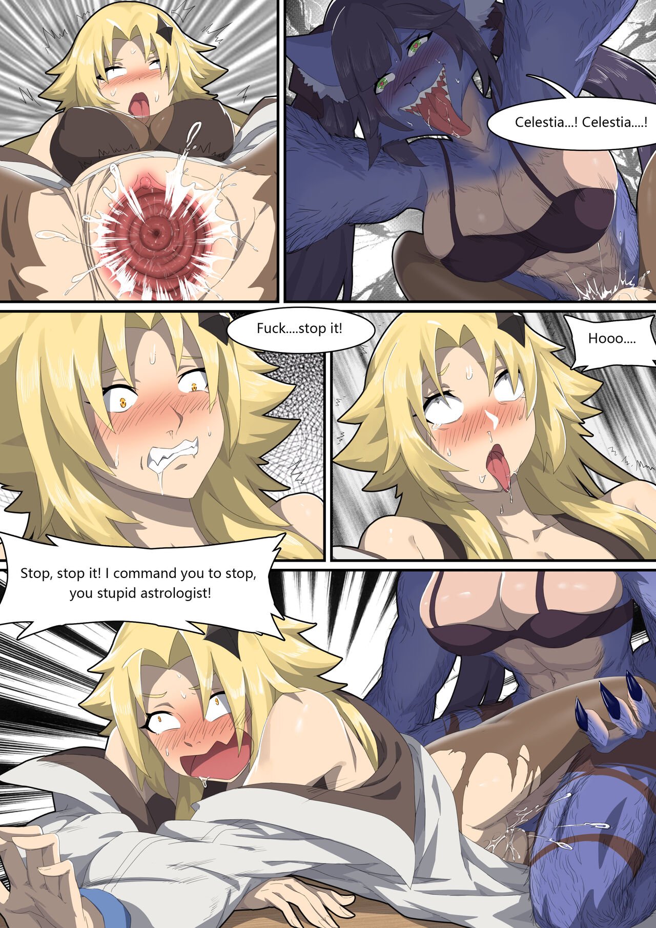 Werewolf Girl Academy VI – Zobbie - Porn Comics | LustyComix Werewolf Girl Academy Vi Zobbie 15