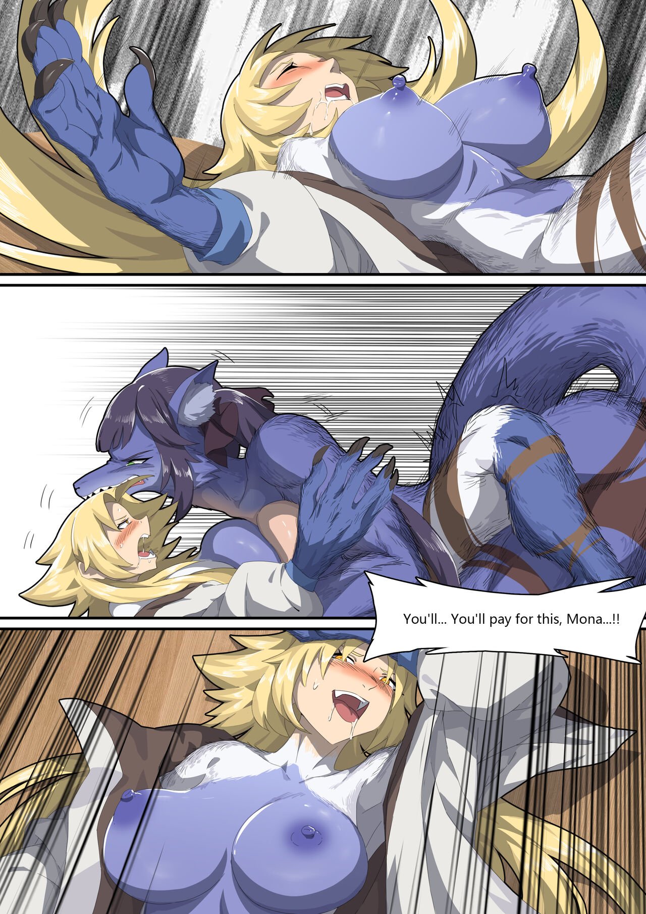 Werewolf Girl Academy VI – Zobbie - Porn Comics | LustyComix Werewolf Girl Academy Vi Zobbie 19