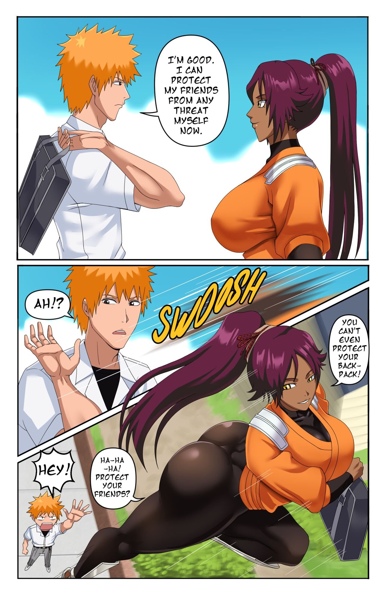Yoruichi Comic Pink Pawg 02