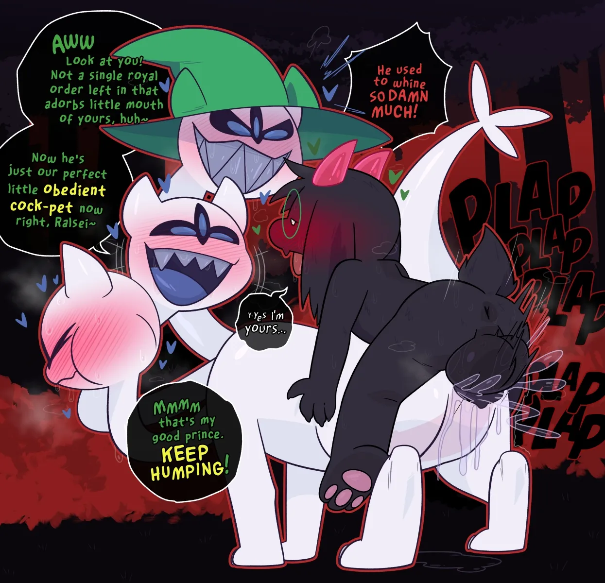 Ralsei X Clover Crushpepper 07